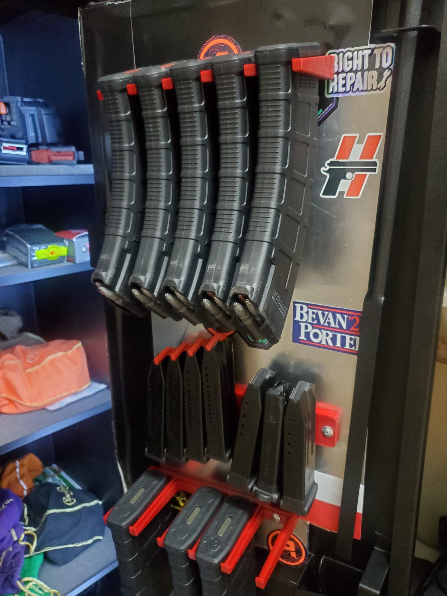 Mount for CZ Bren 2 762x39 Mags - Wall | Magazine Holder Storage Rack