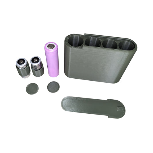 Battery Case for 18650 / 18350 and CR123/A Batteries