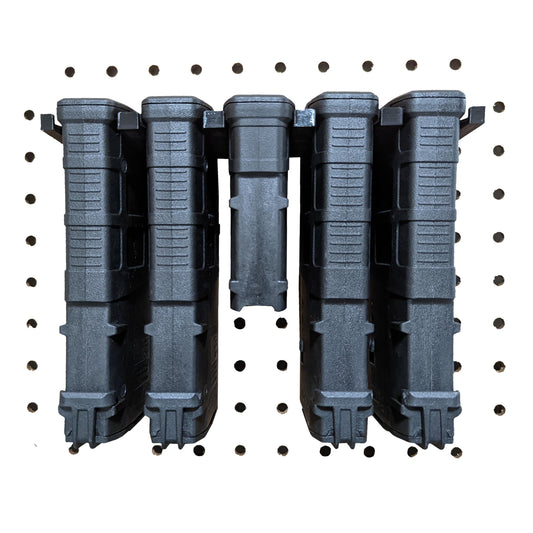 Mount for AR 10 308/762 Pmag Mags - Pegboard / IKEA Skadis / Wall Control / Vaultek | Magazine Holder Storage Rack