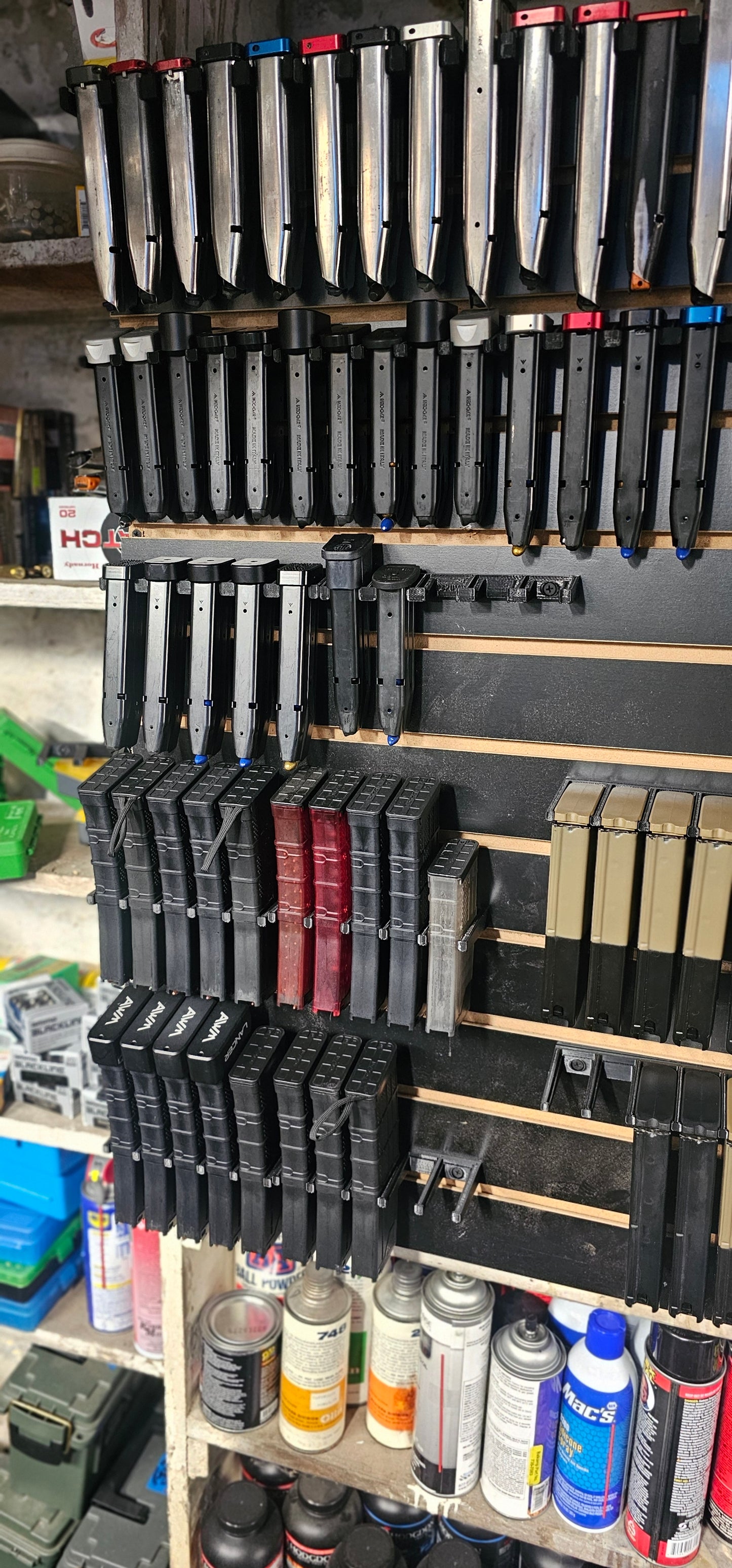 Mount for AR 15 556 Lancer Mags - Wall | Magazine Holder Storage Rack