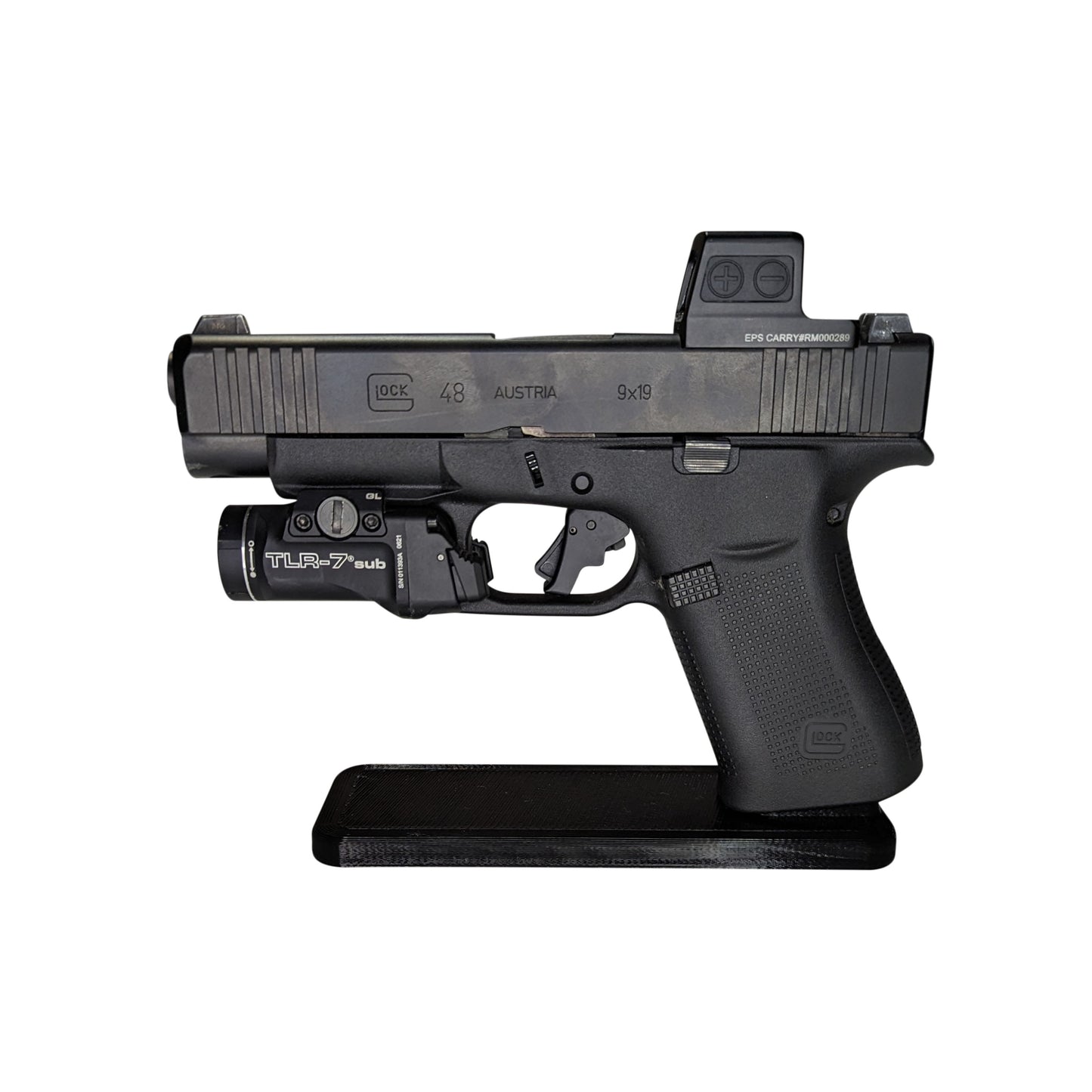 Display Stand for Glock 43X / 48 | Handgun Holder Storage Rack
