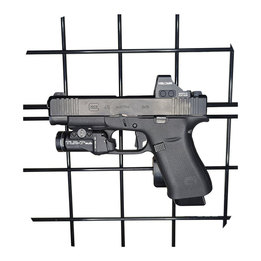 Magwell Mount for Glock 43X / 48 - Gridwall | Handgun Holder Storage Rack
