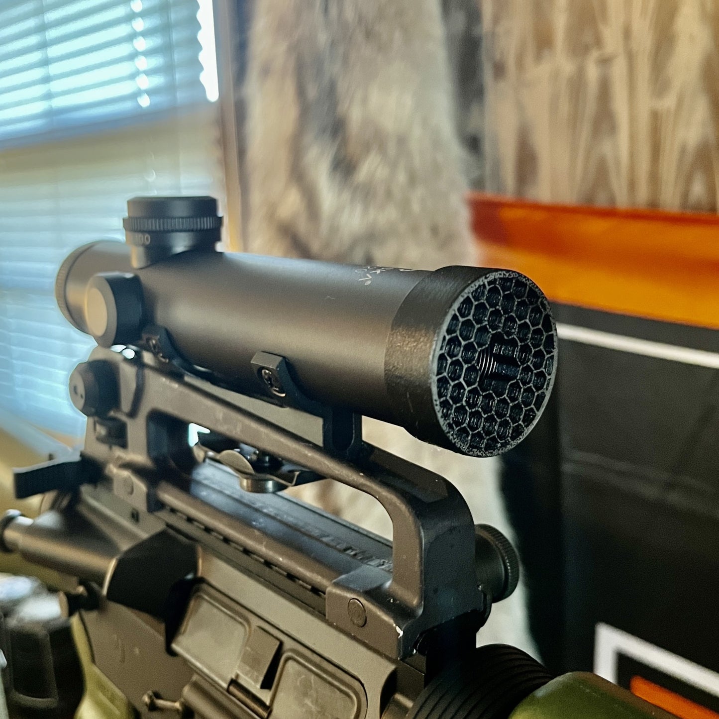 Killflash Anti-Reflection Device for Barska 4x20 Electro Sight Carry Handle Optic