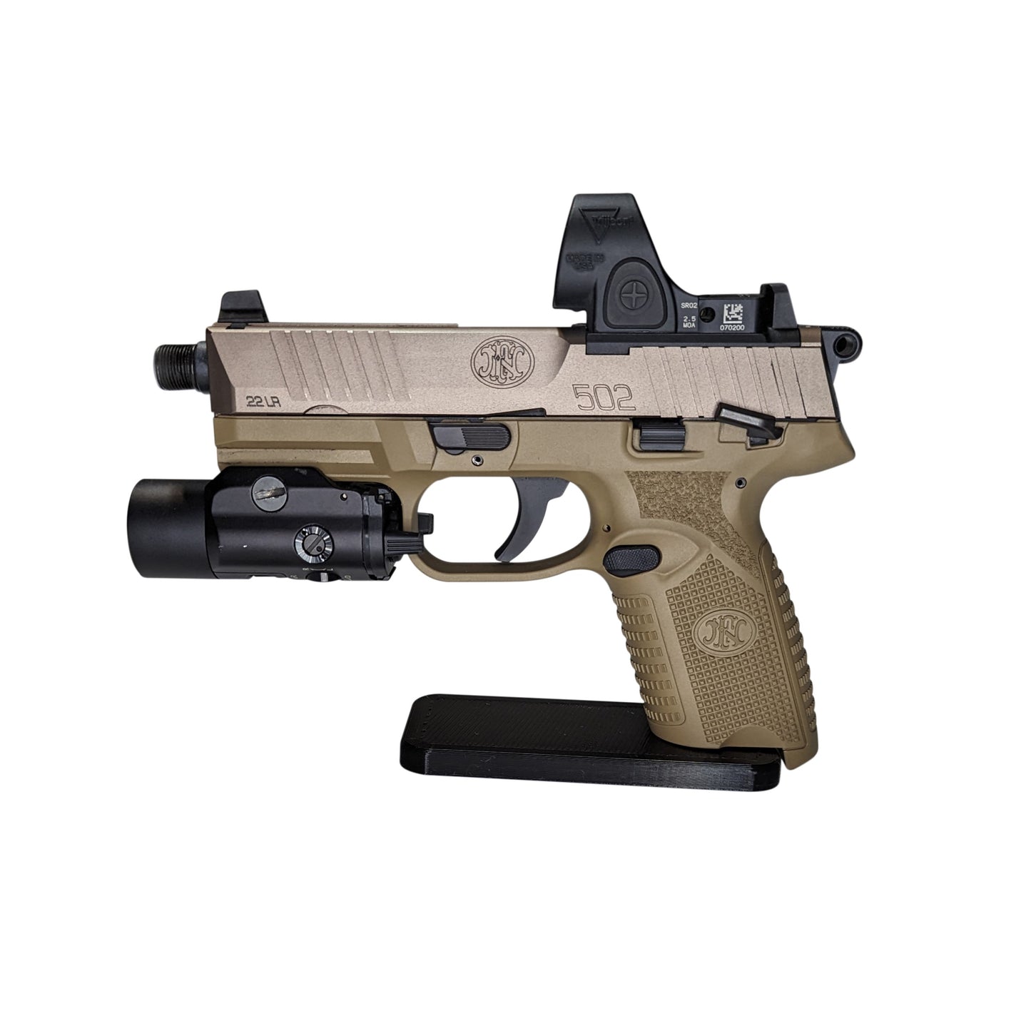 Display Stand for FN 502 Tactical | Handgun Holder Storage Rack