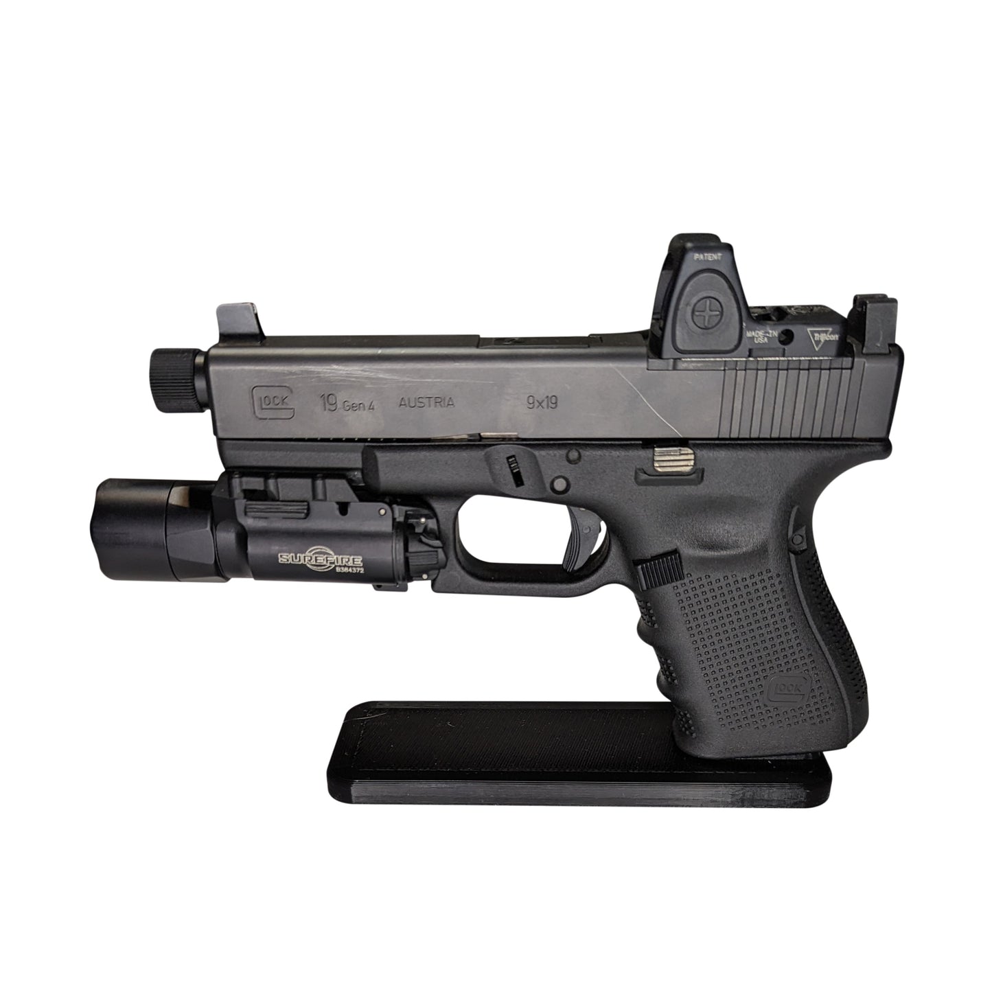 Display Stand for Glock 9mm/40/357 | Handgun Holder Storage Rack
