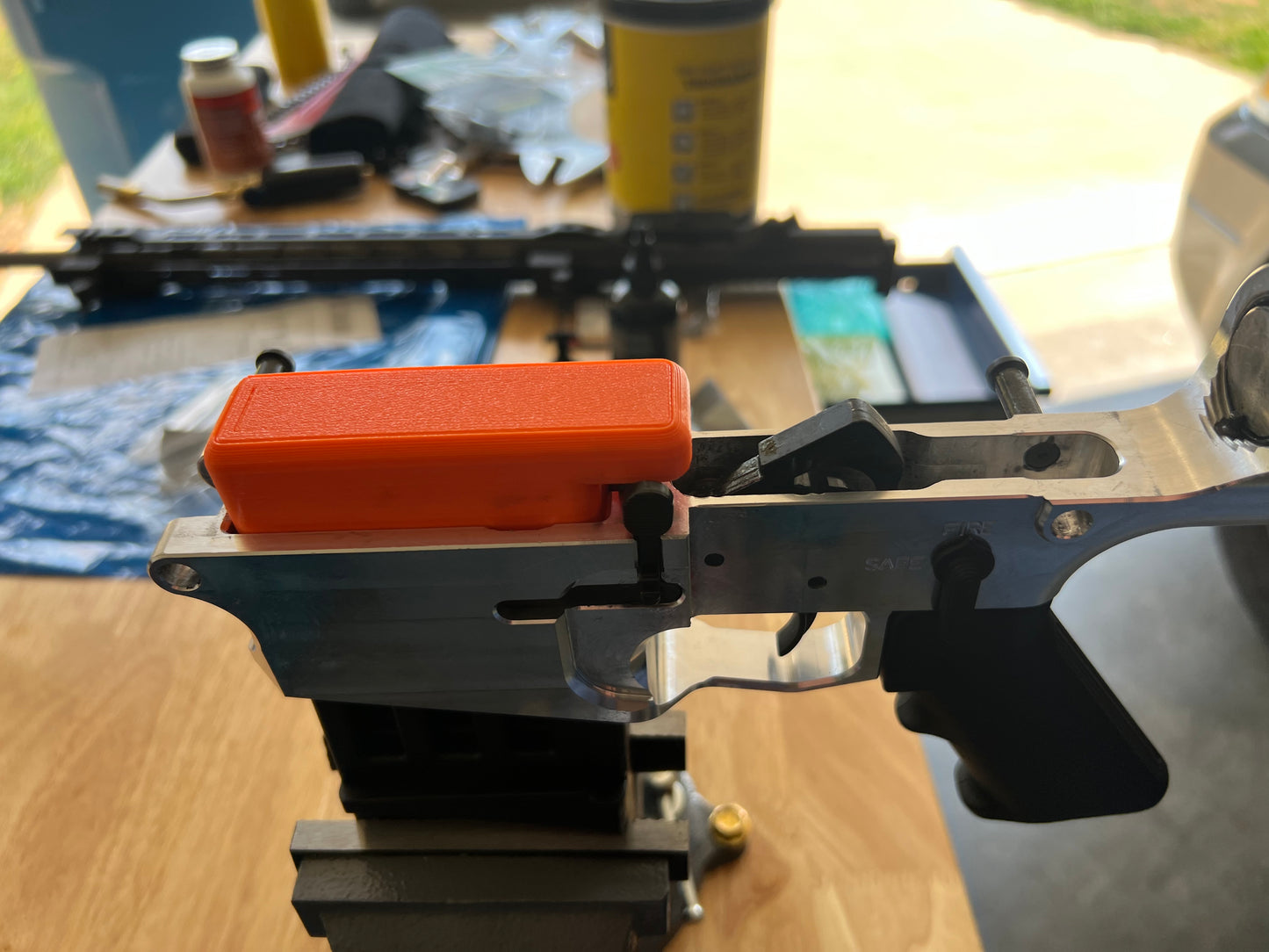 AR 9 / 10 / 15 Dryfire Block Hammer Stop