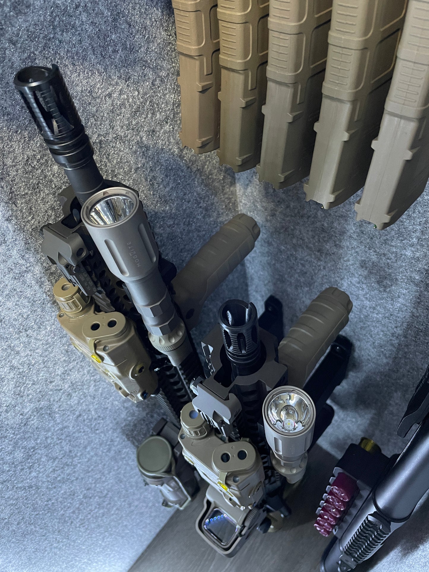 STANAG Compatible Inline Vertical Magwell Mount - Wall | Rifle Holder Storage Rack