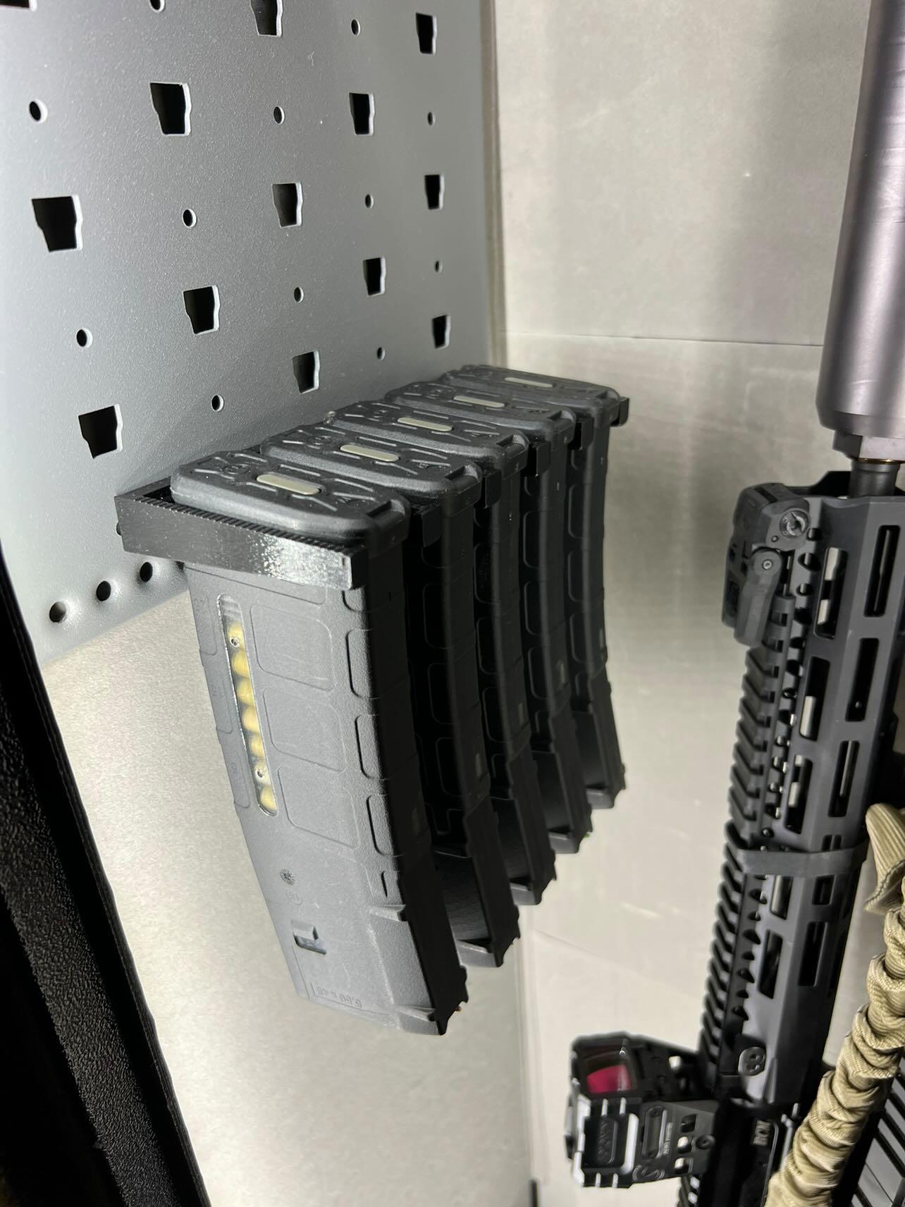 Mount for AR 15 Pmag / TMAG Mags - GallowTech | Magazine Holder Storage Rack