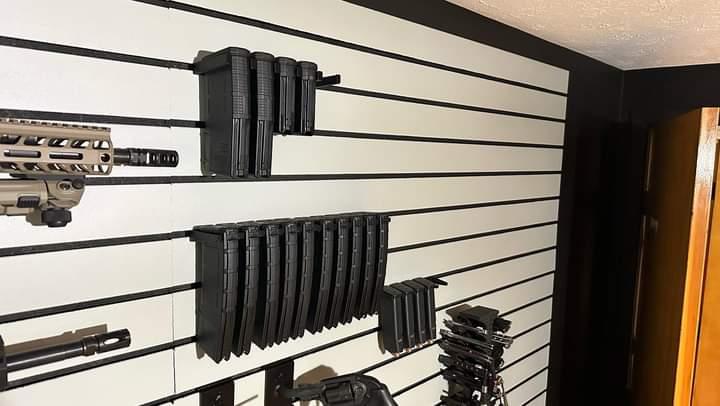 Mount for AR 10 308/762 Pmag Mags - Slatwall | Magazine Holder Storage Rack