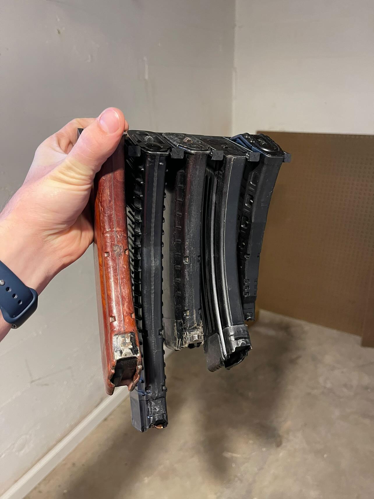 Mount for AK 762x39 Mags - Slatwall | Magazine Holder Storage Rack