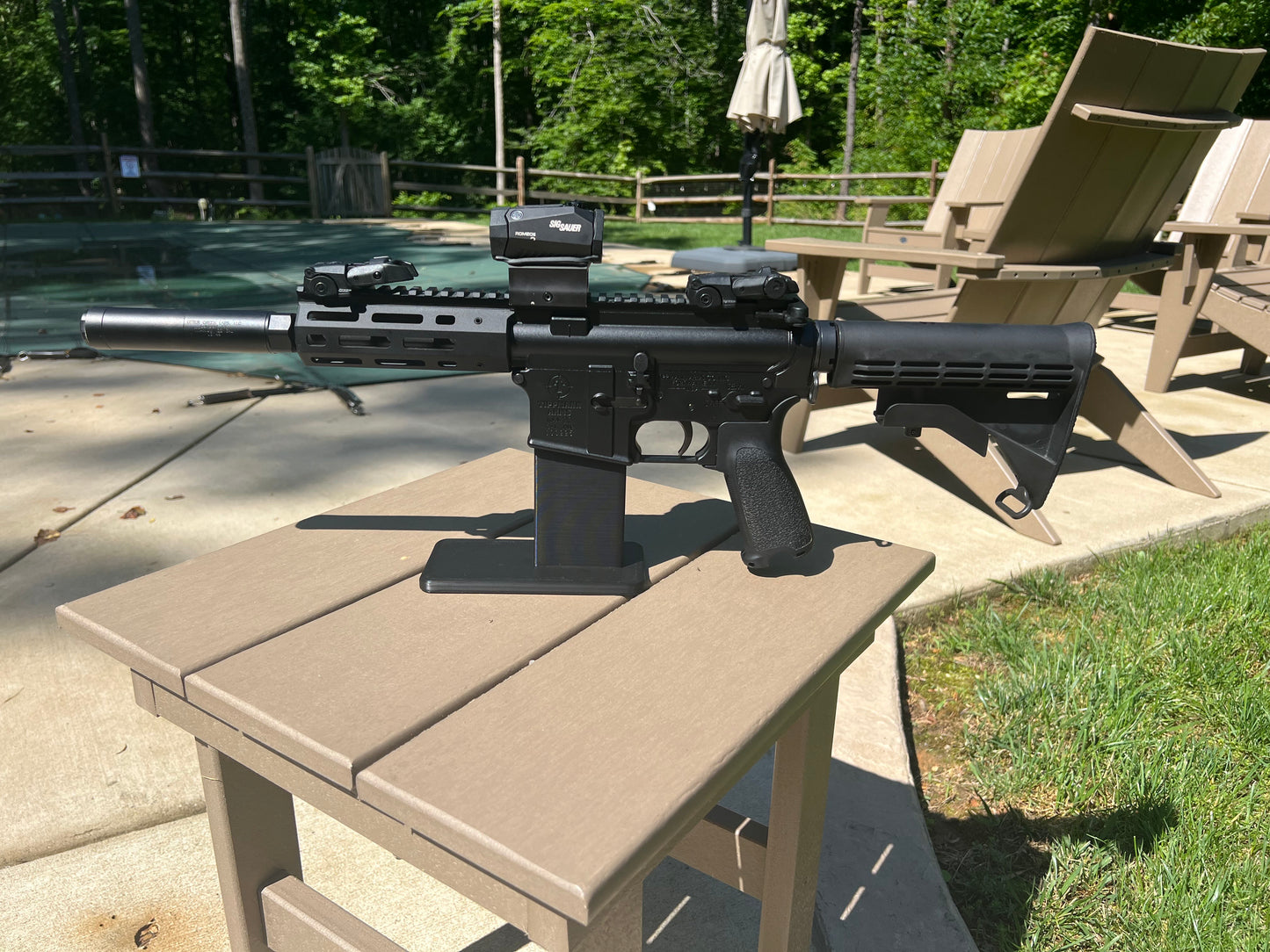 Display Stand for Tippmann M4-22 | Rifle Holder Storage Rack