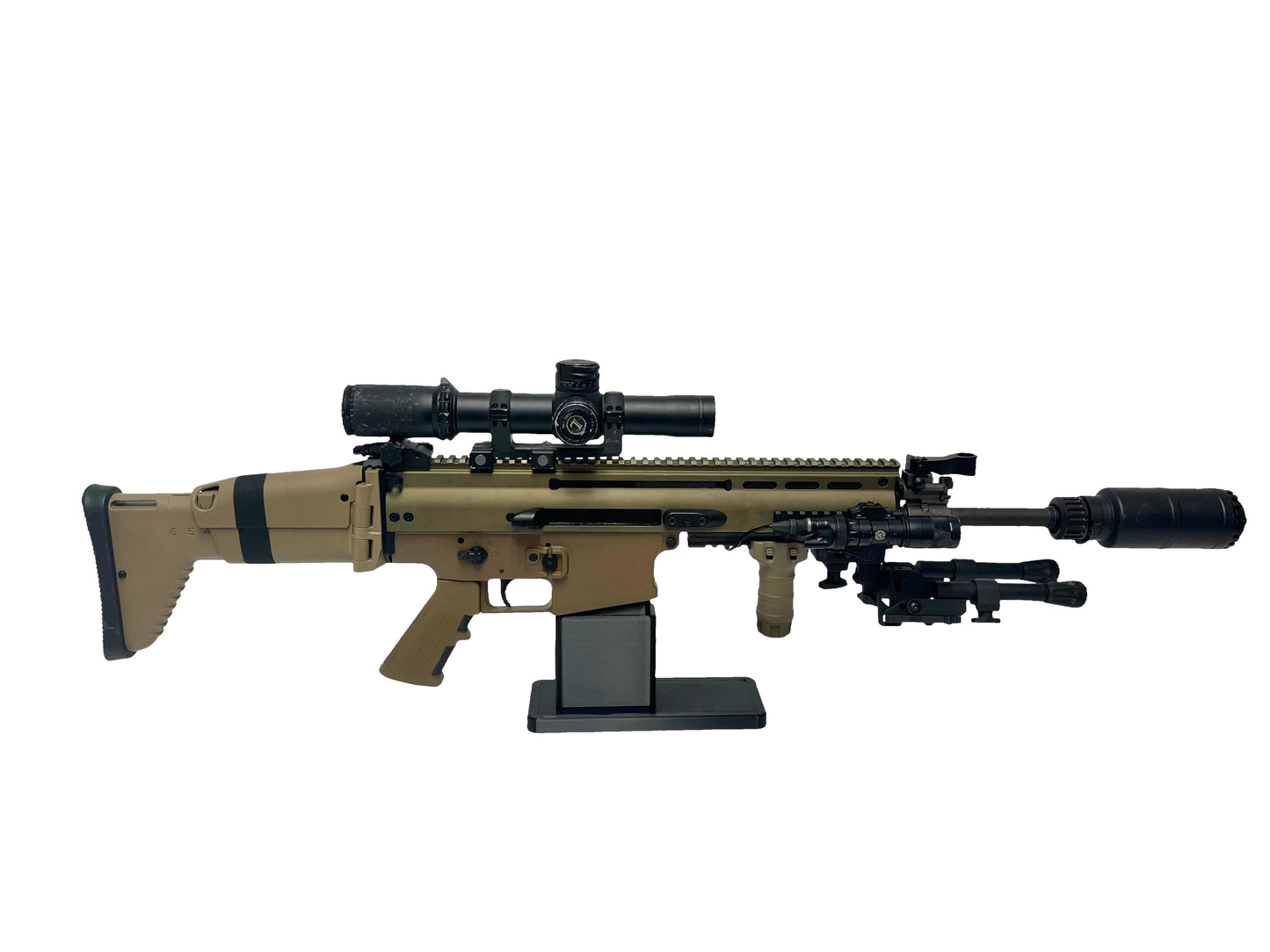 Display Stand for FN SCAR 17 | Rifle Holder Storage Rack
