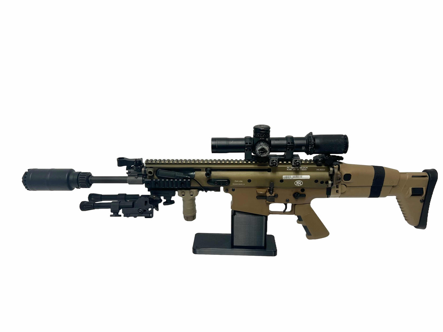 Display Stand for FN SCAR 17 | Rifle Holder Storage Rack