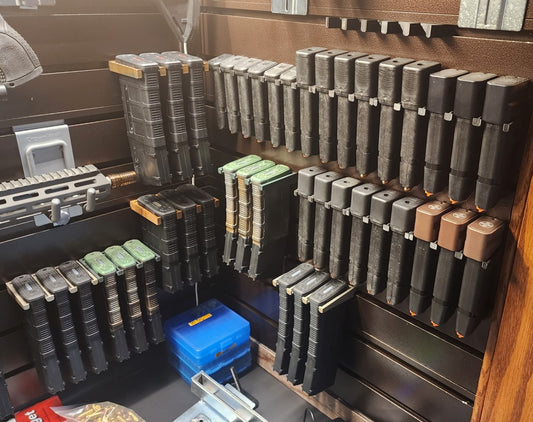 Mount for AR 10 308/762 Pmag Mags - Slatwall | Magazine Holder Storage Rack