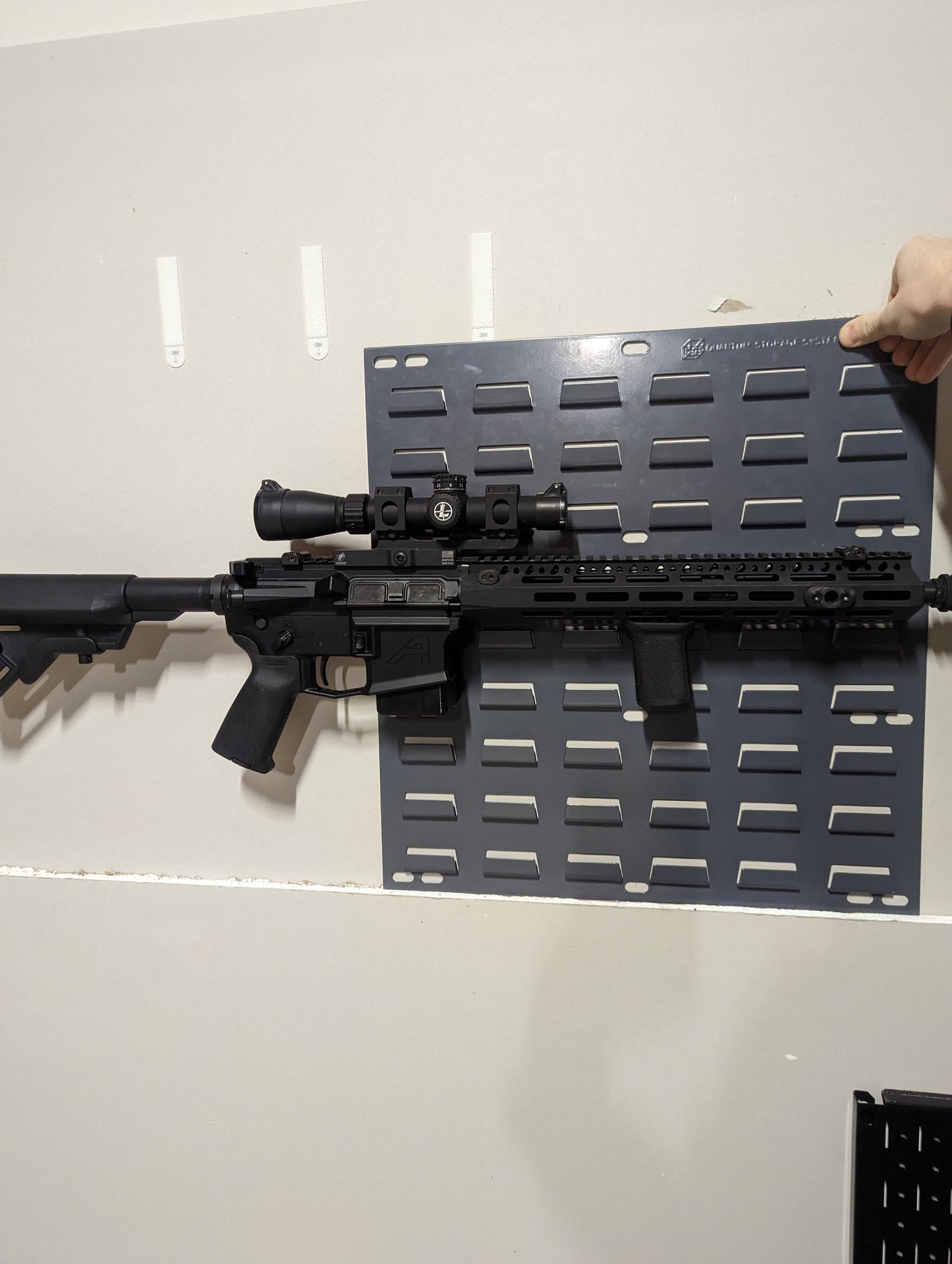 STANAG Compatible Magwell Mount - SecureIt / Akro-Mils | Rifle Holder Storage Rack