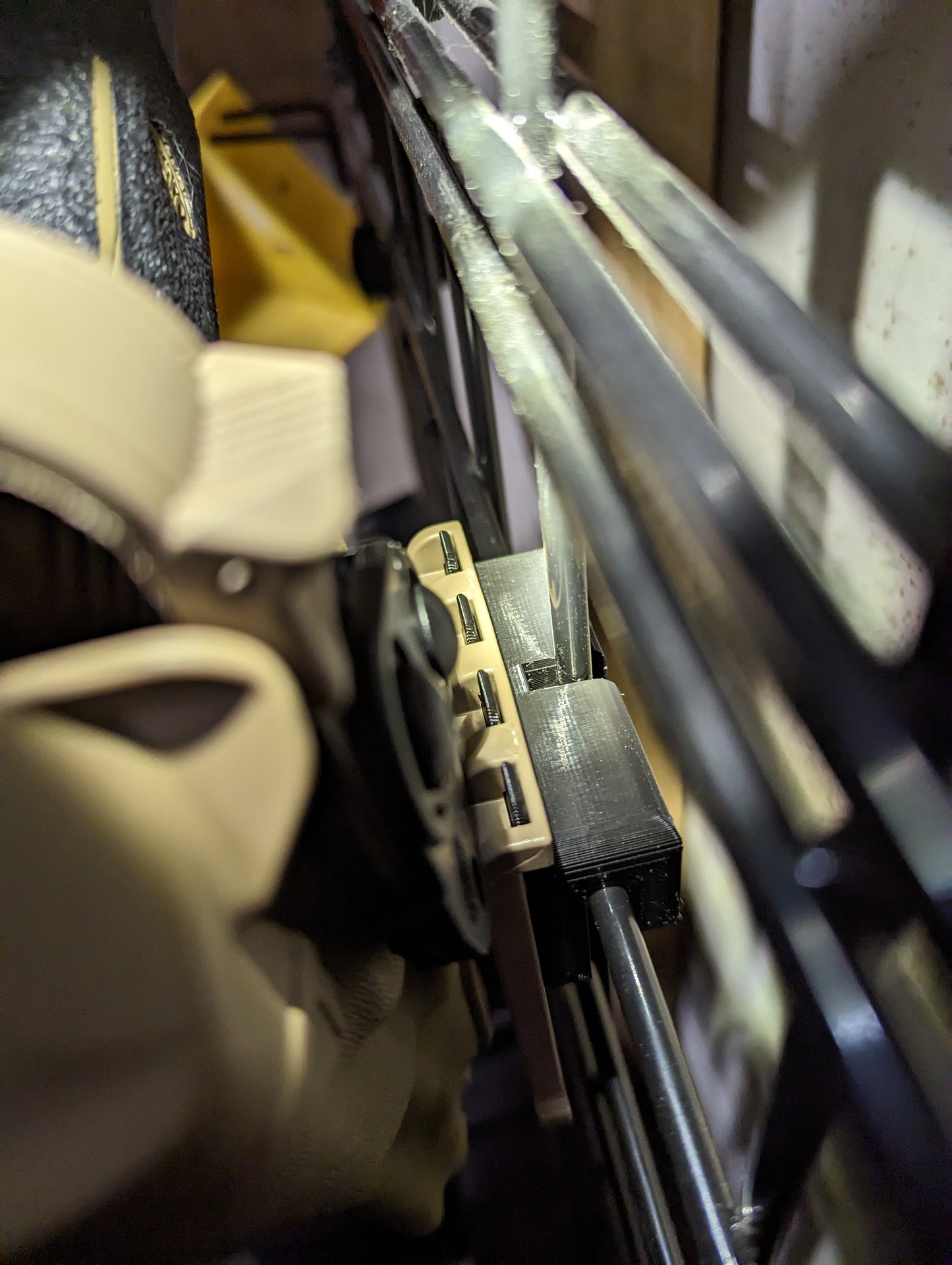 Slip-On Mount for Safariland QLS - Gridwall | Handgun Holder Storage Rack