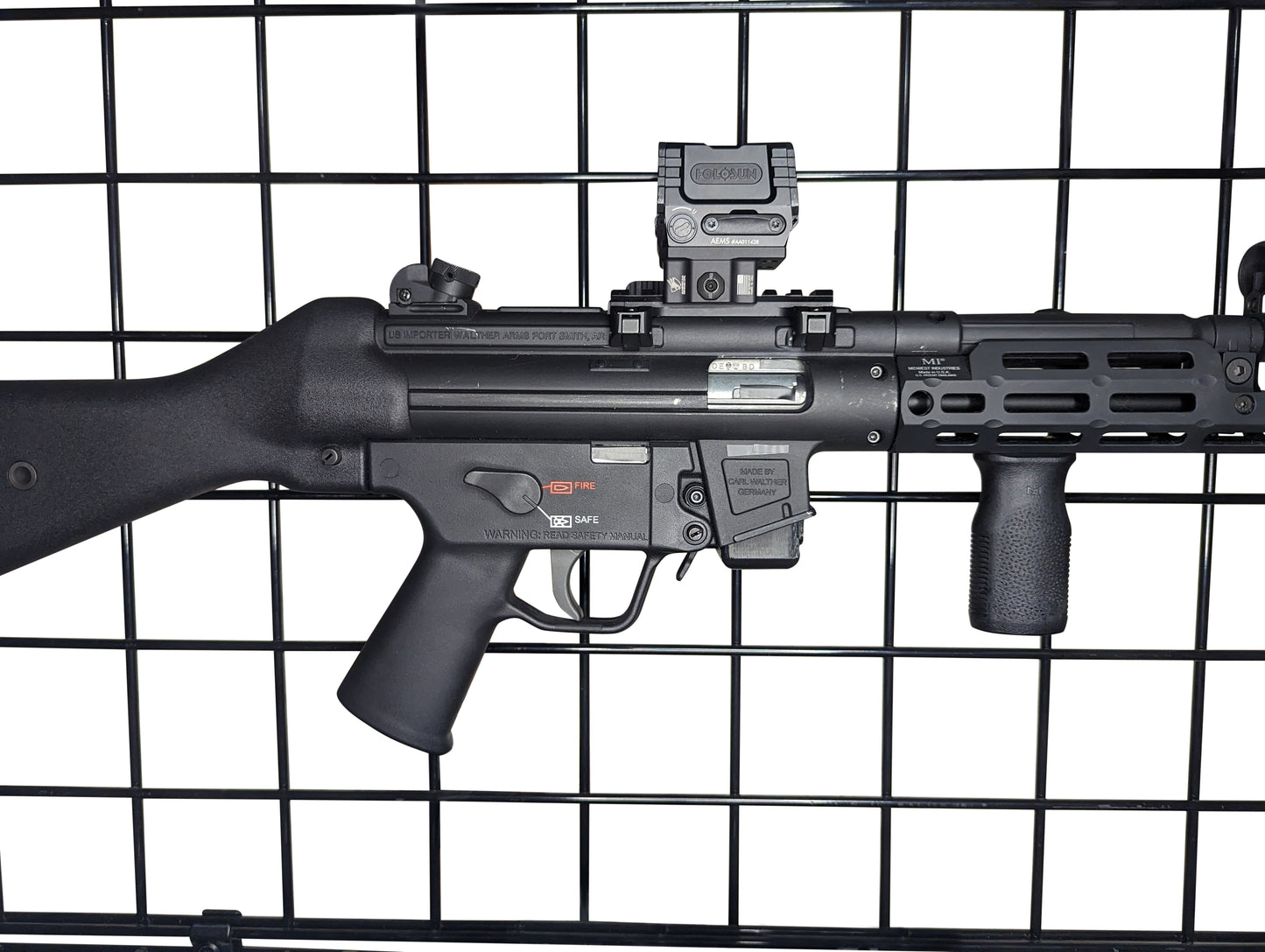Magwell Mount for HK and GSG MP5 22 - Gridwall | Rifle Holder Storage Rack