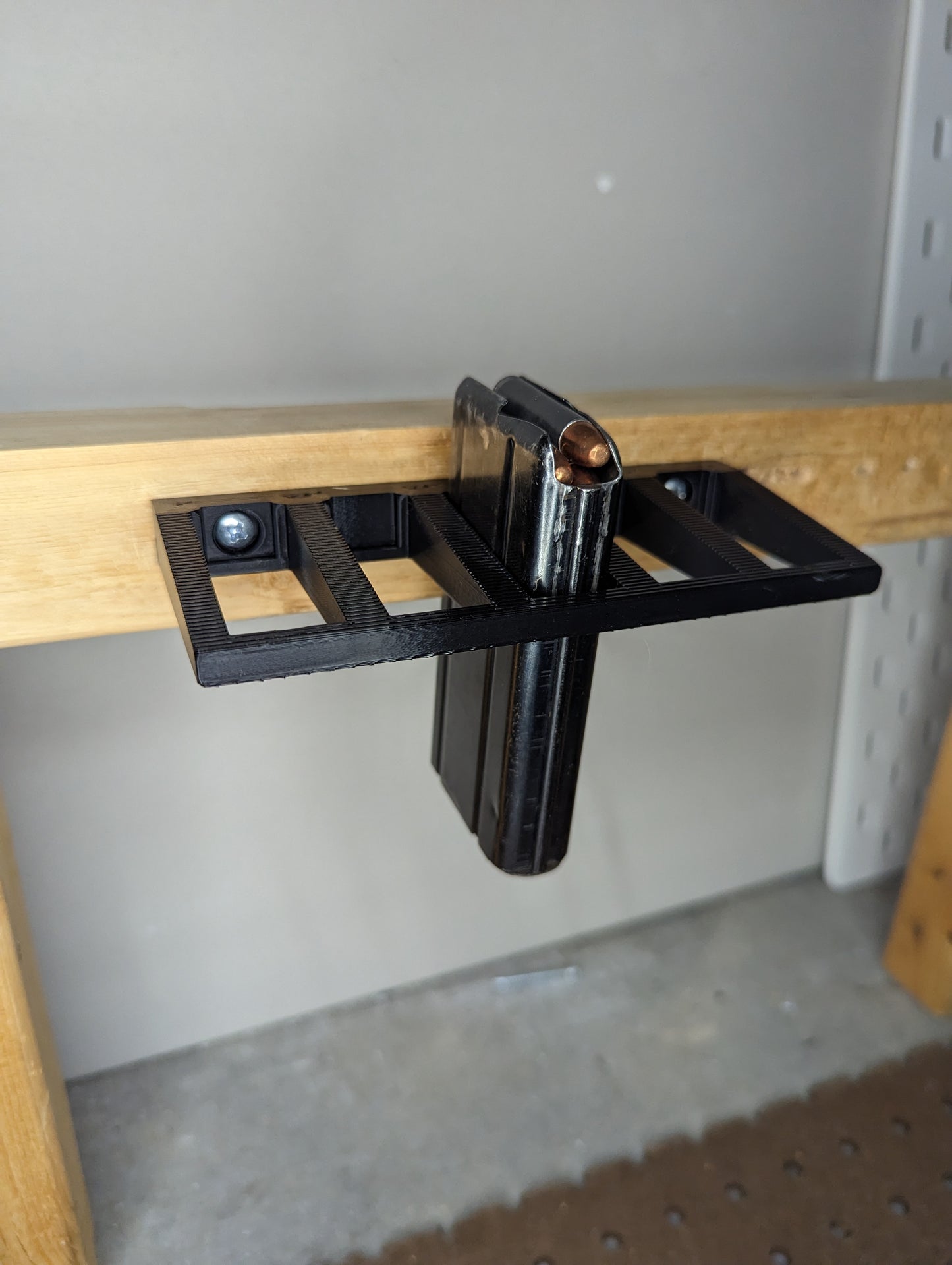 Mount for M1 Carbine Mags - Wall | Magazine Holder Storage Rack
