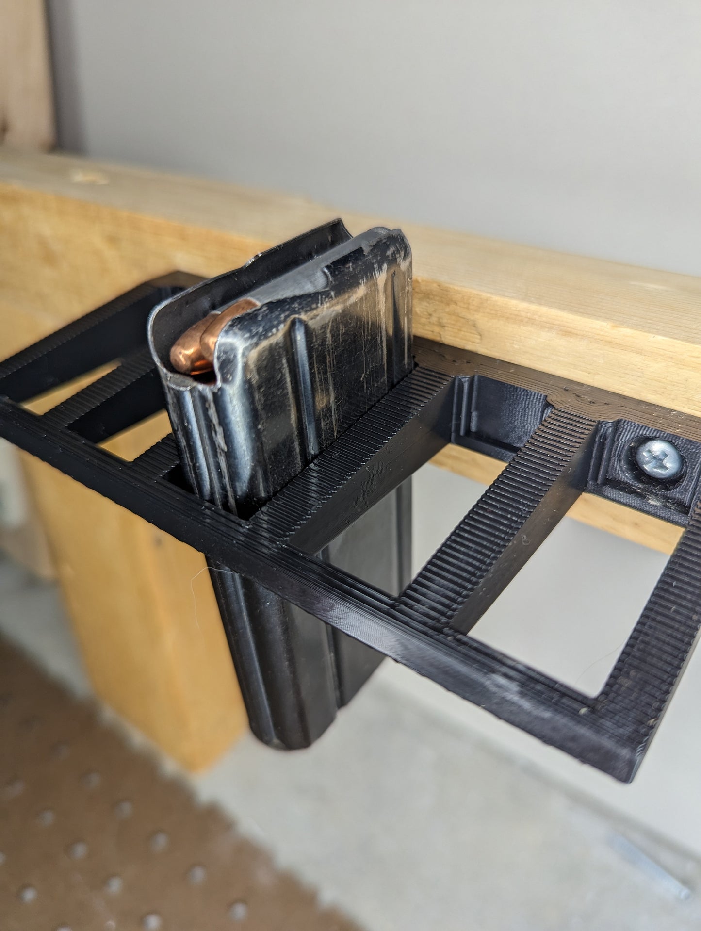 Mount for M1 Carbine Mags - Wall | Magazine Holder Storage Rack