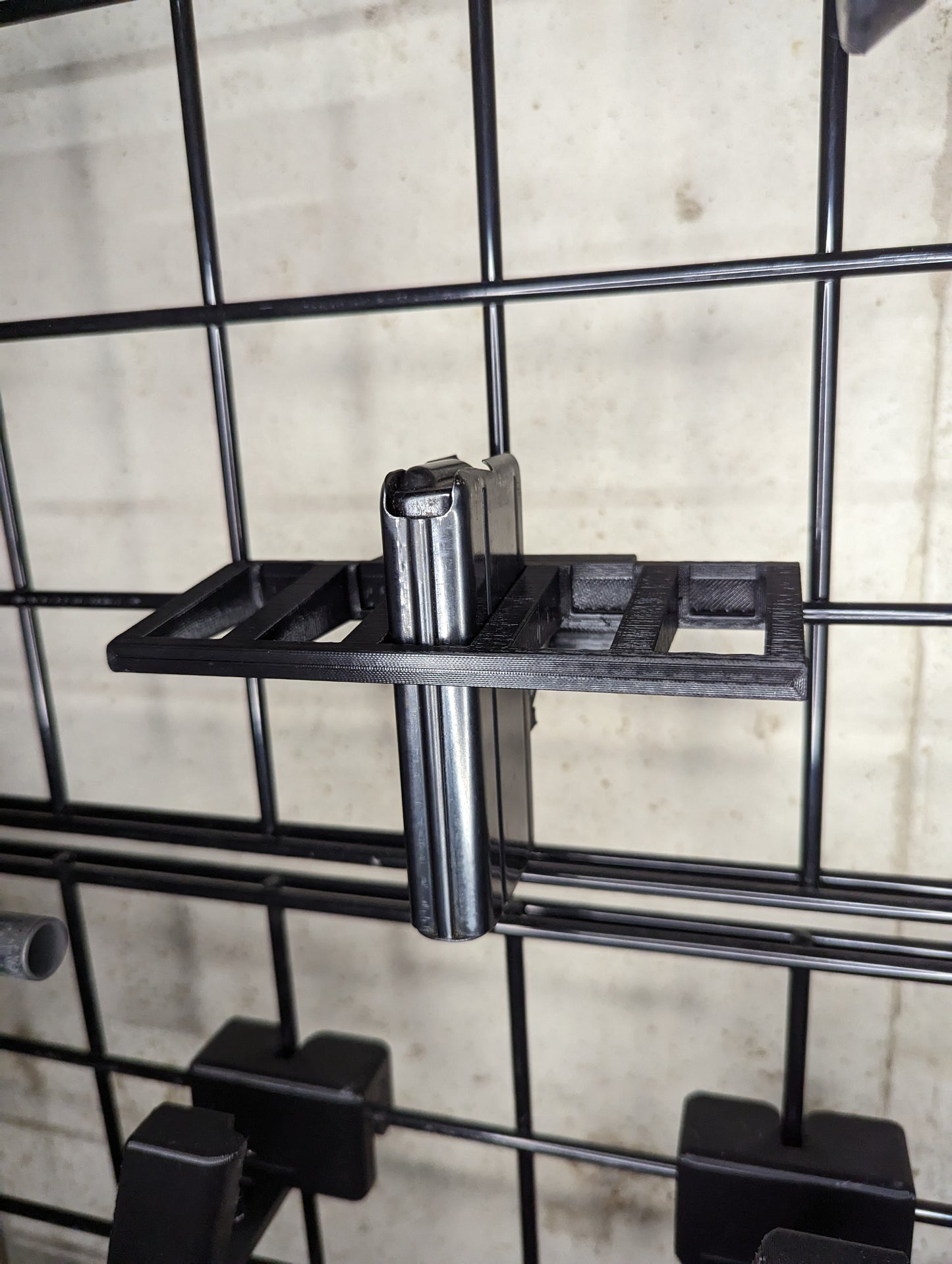 Mount for M1 Carbine Mags - Gridwall | Magazine Holder Storage Rack