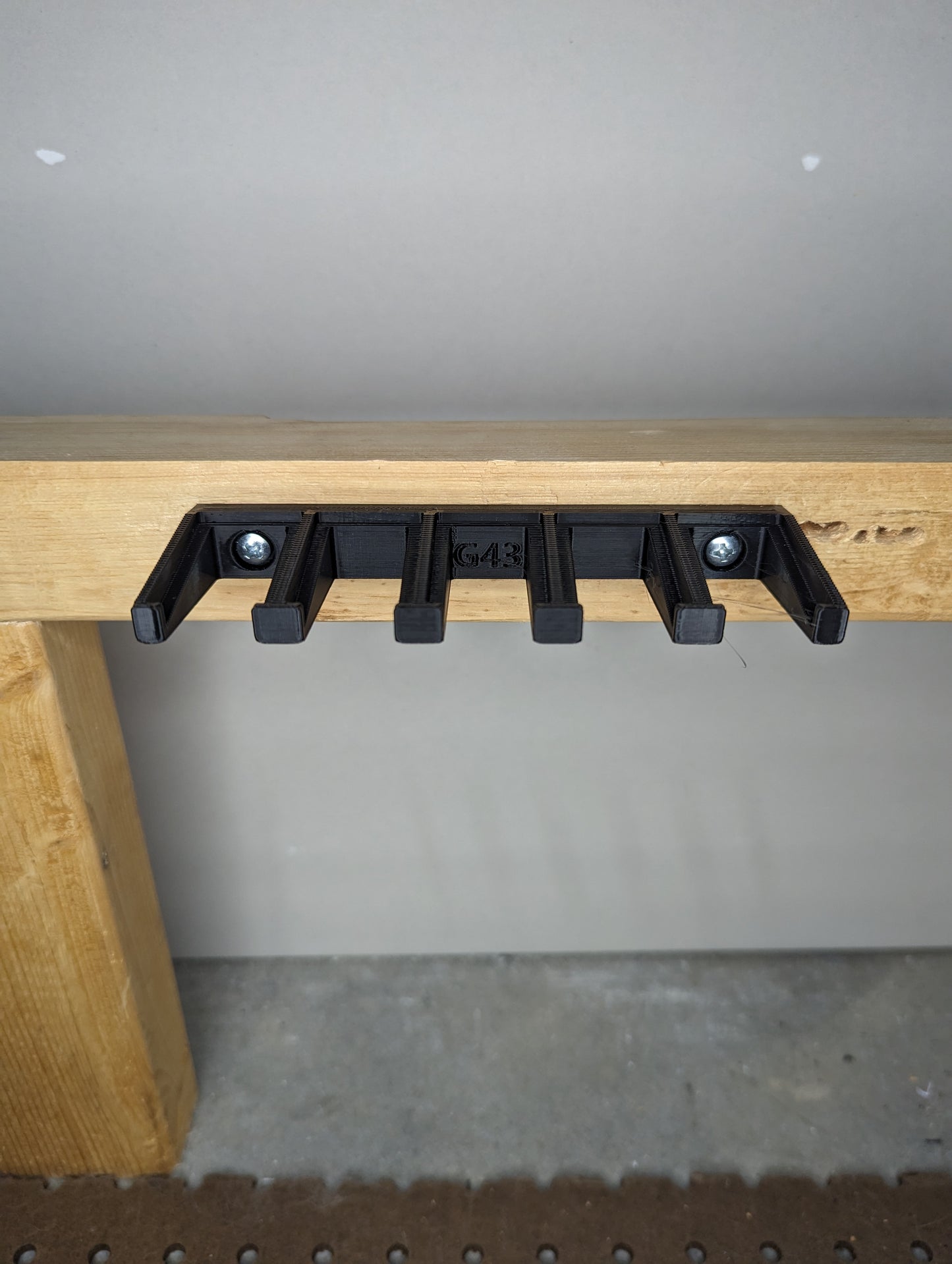 Mount for Glock 43 Mags - Wall | Magazine Holder Storage Rack