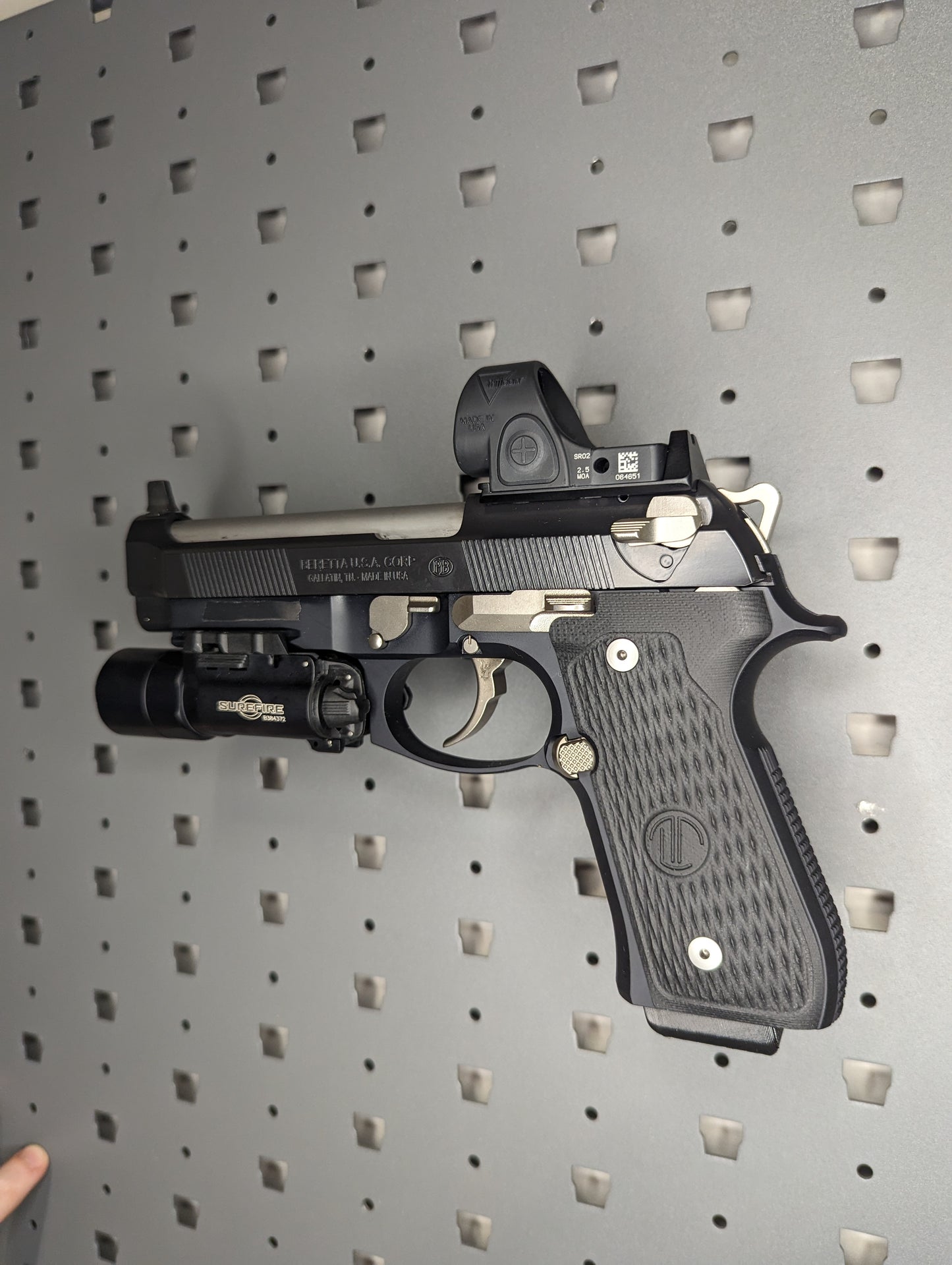 Magwell Mount for Beretta M9 / 92 - GallowTech | Handgun Holder Storage Rack