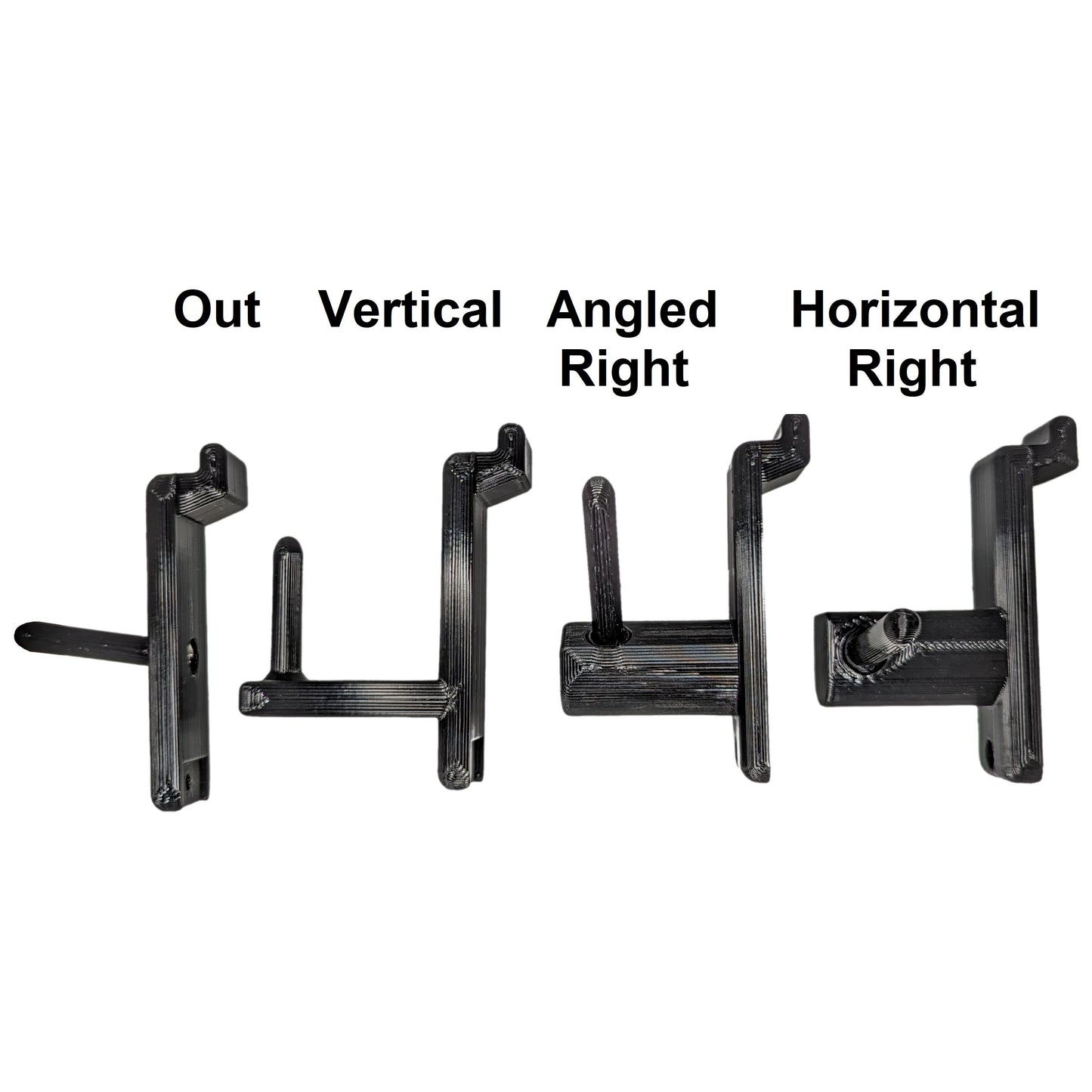 Universal Pistol / Silencer Mount - Slatwall | Handgun Holder Storage Rack