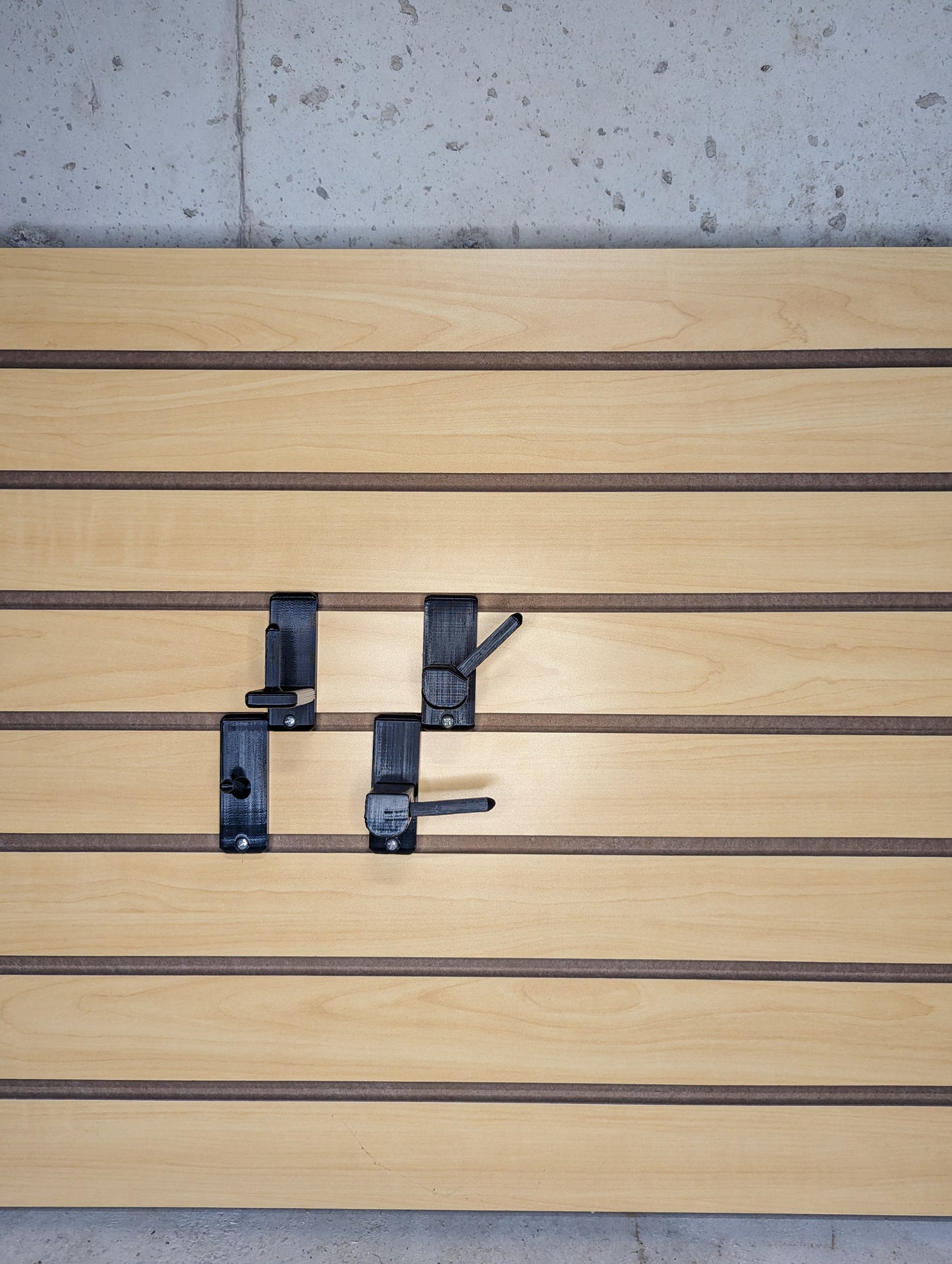 Universal Pistol / Silencer Mount - Slatwall | Handgun Holder Storage Rack