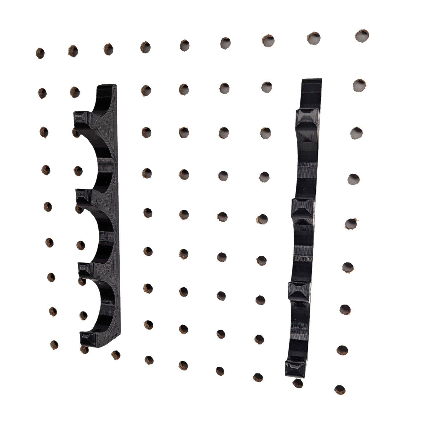 Knife Rack Set - Pegboard / IKEA Skadis / Wall Control / Vaultek | Gear Holder Storage Rack