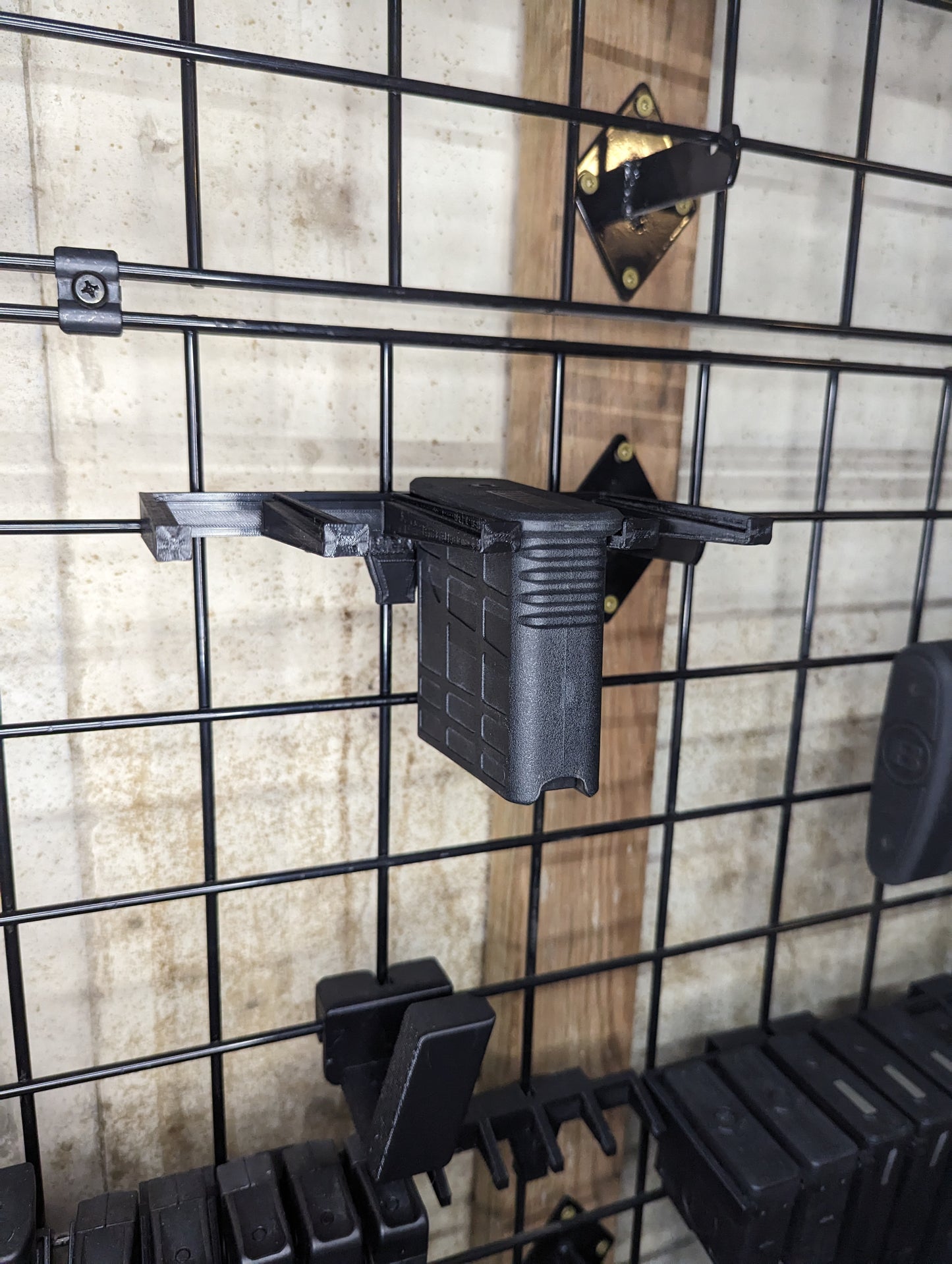Mount for Barrett MRAD Mags - Gridwall | Magazine Holder Storage Rack