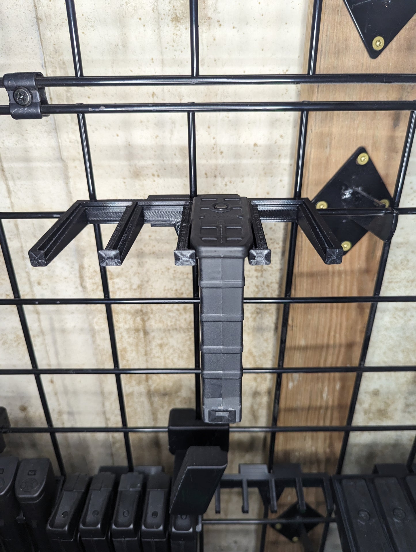 Mount for Saiga-12 / JTS M12 Mags - Gridwall | Magazine Holder Storage Rack