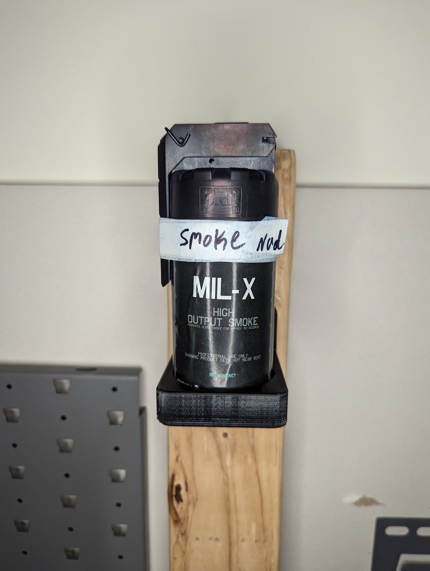 Mount for Mil-X Smoke Grenade - Wall | Gear Holder Storage Rack