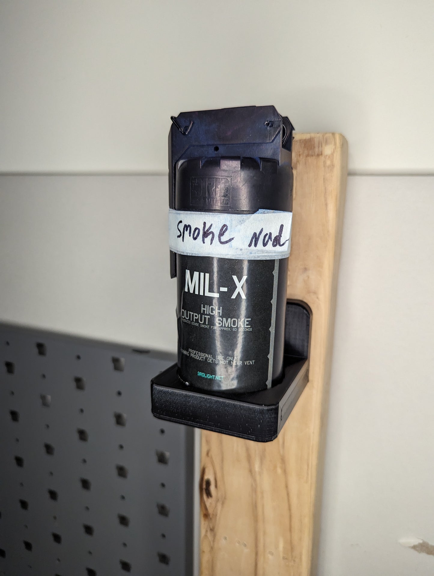 Mount for Mil-X Smoke Grenade - Wall | Gear Holder Storage Rack