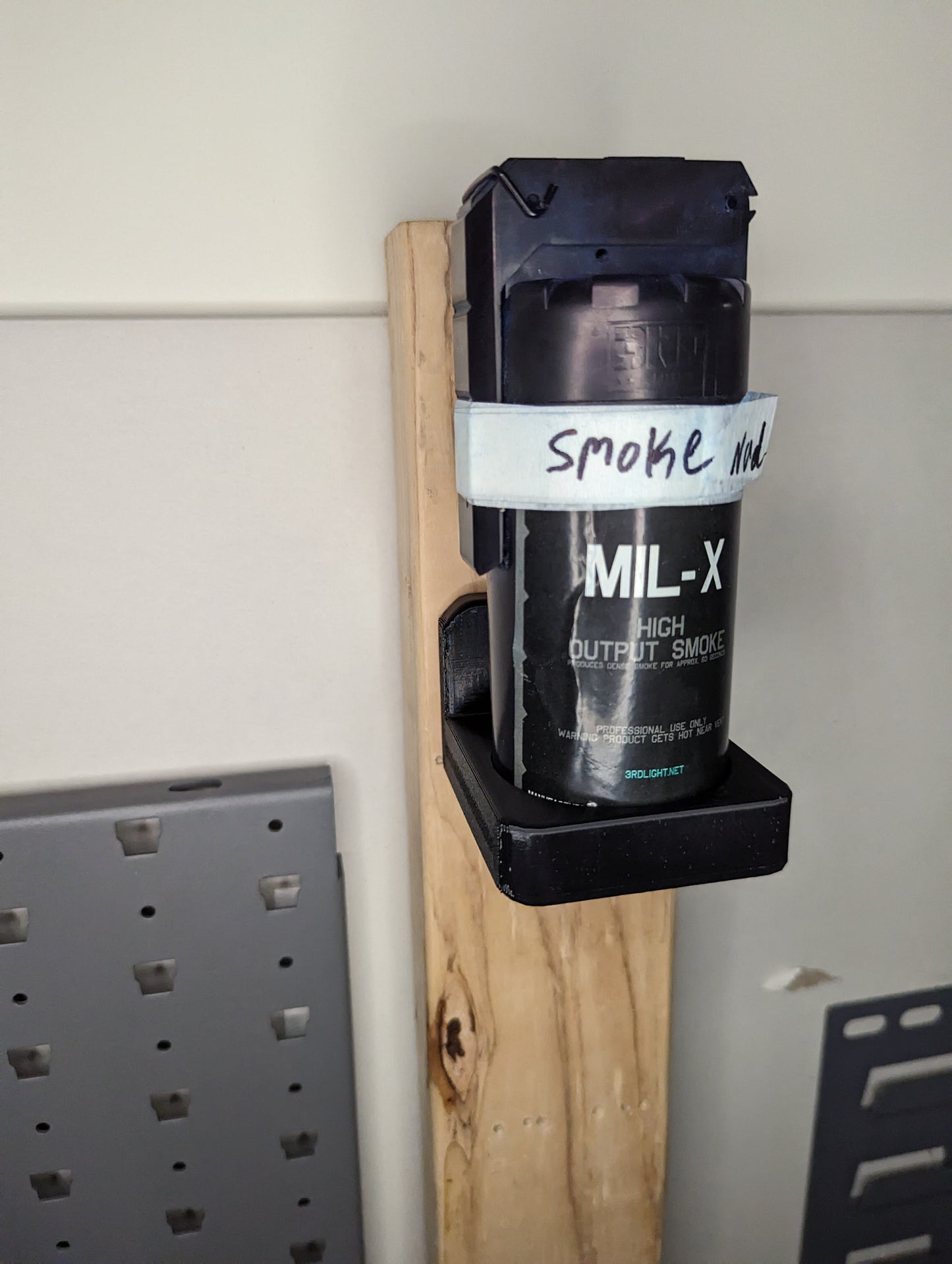 Mount for Mil-X Smoke Grenade - Wall | Gear Holder Storage Rack