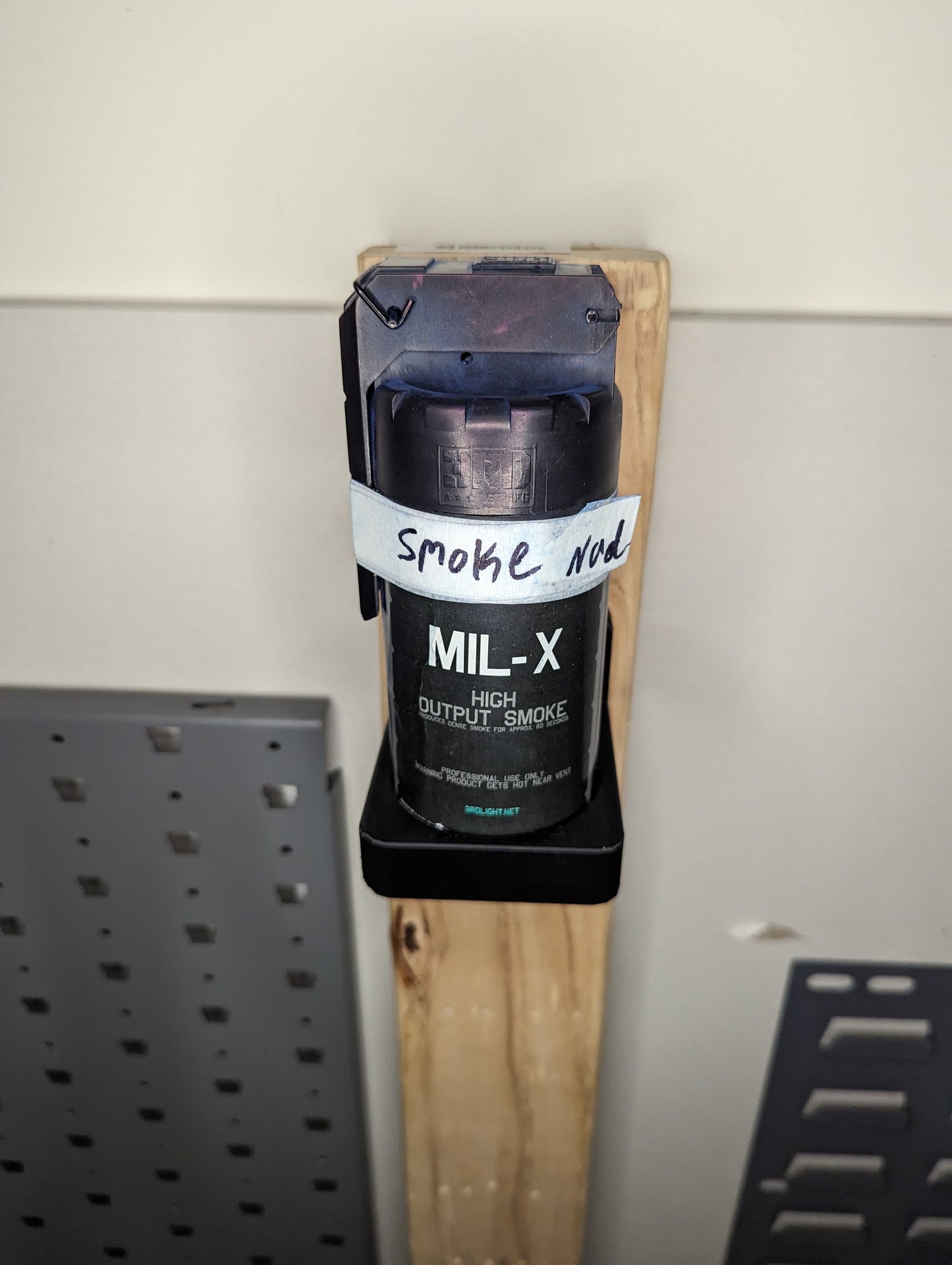 Mount for Mil-X Smoke Grenade - Wall | Gear Holder Storage Rack