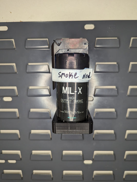 Mount for Mil-X Smoke Grenade - SecureIt / Akro-Mils | Gear Holder Storage Rack
