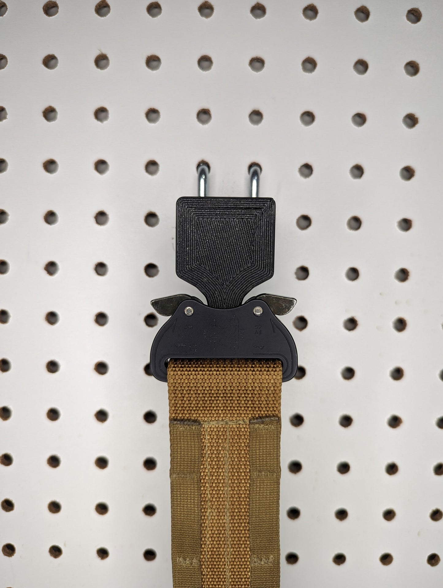 Cobra Buckle Belt Mount - Pegboard / IKEA Skadis / Wall Control / Vaultek | Gear Holder Storage Rack