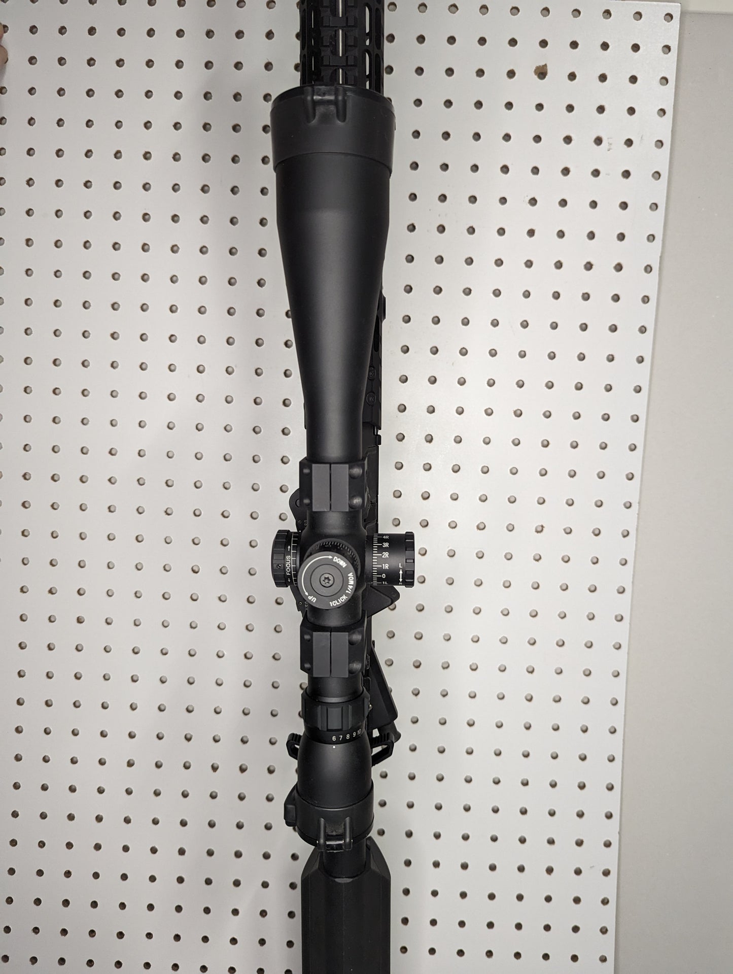 AR 10 Inline Vertical Magwell Mount - Pegboard / IKEA Skadis / Wall Control / Vaultek | Rifle Holder Storage Rack