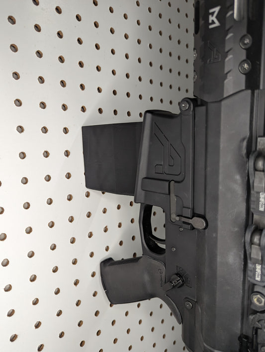 AR 10 Inline Vertical Magwell Mount - Pegboard / IKEA Skadis / Wall Control / Vaultek | Rifle Holder Storage Rack