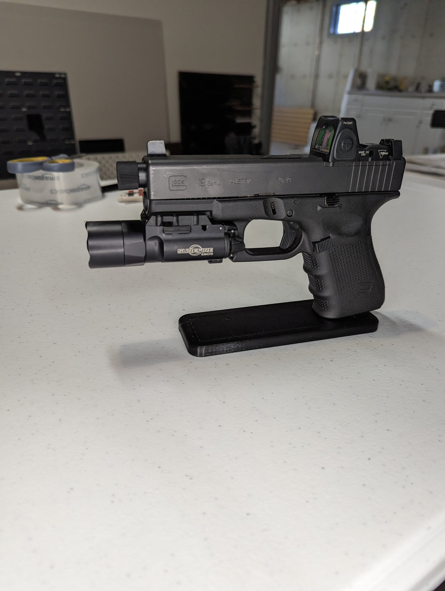 Display Stand for Glock 9mm/40/357 | Handgun Holder Storage Rack