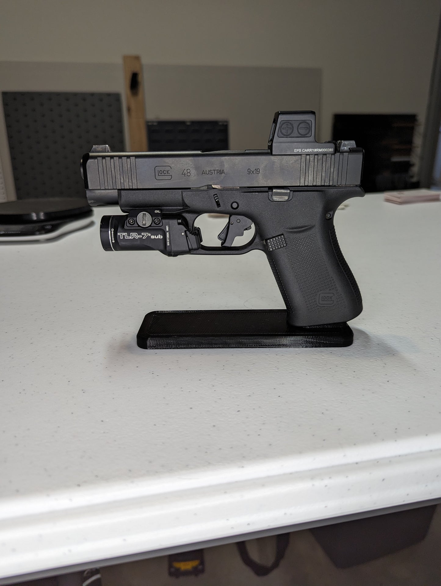 Display Stand for Glock 43X / 48 | Handgun Holder Storage Rack