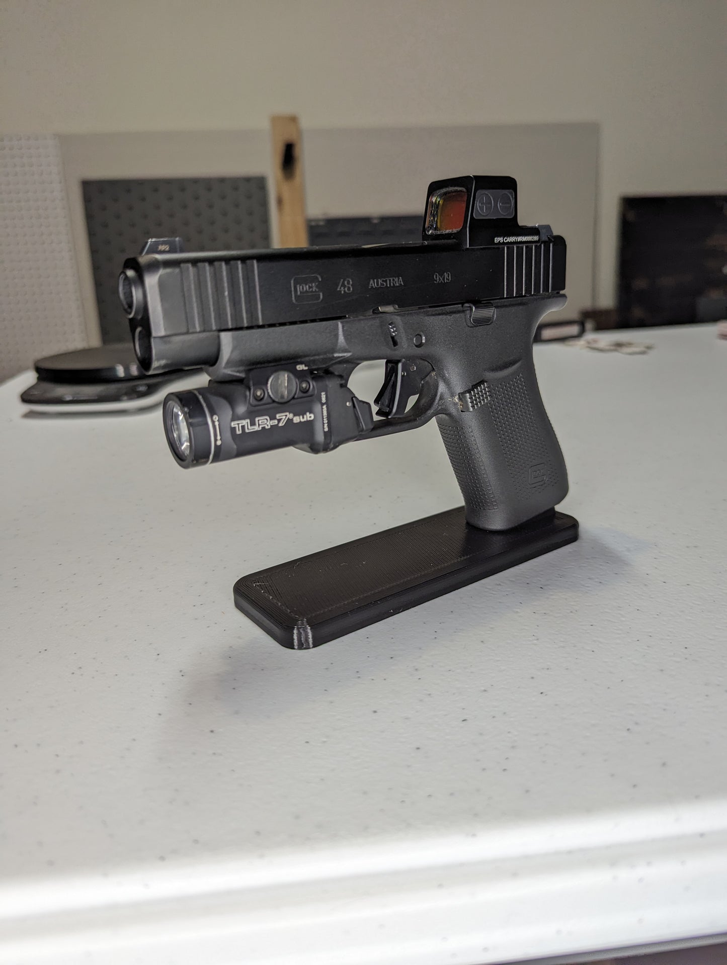 Display Stand for Glock 43X / 48 | Handgun Holder Storage Rack