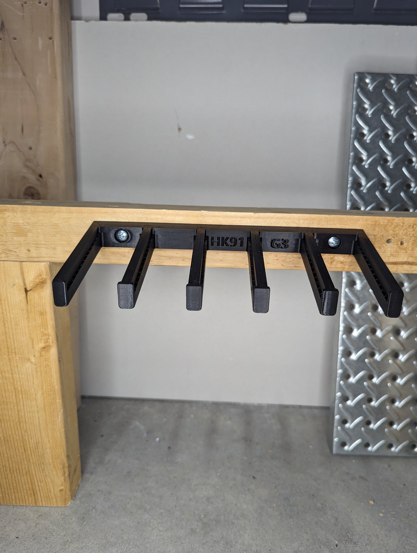 Mount for HK 91 / G3 Mags - Wall | Magazine Holder Storage Rack