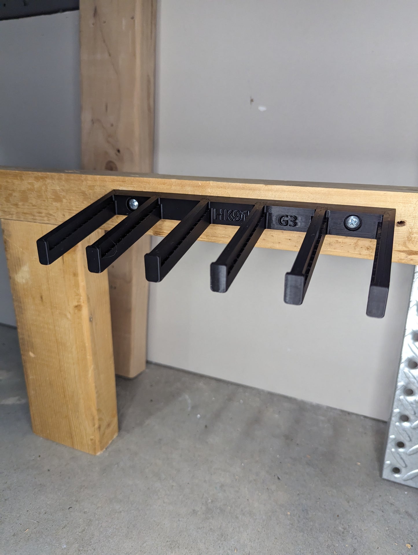 Mount for HK 91 / G3 Mags - Wall | Magazine Holder Storage Rack
