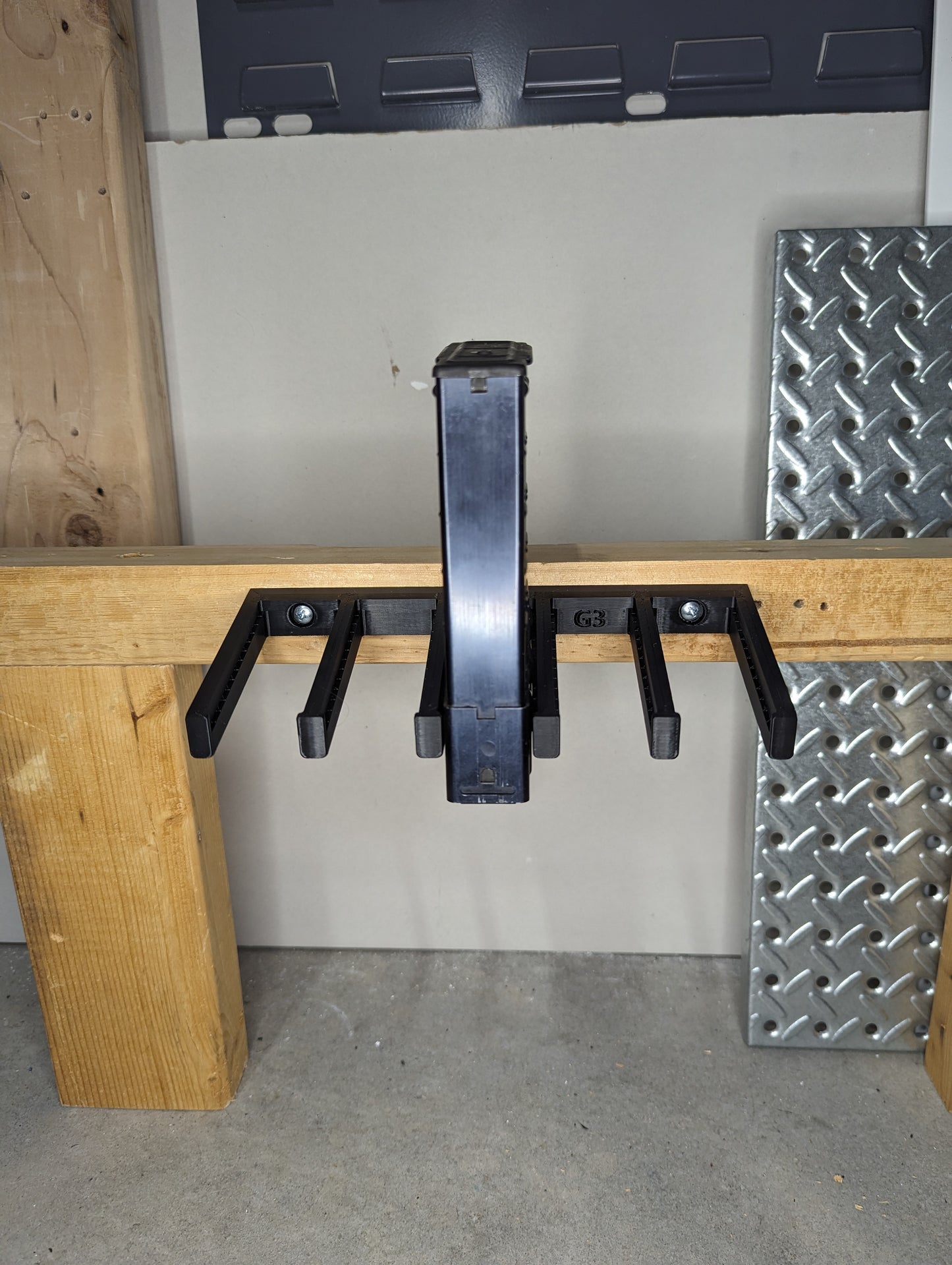 Mount for HK 91 / G3 Mags - Wall | Magazine Holder Storage Rack