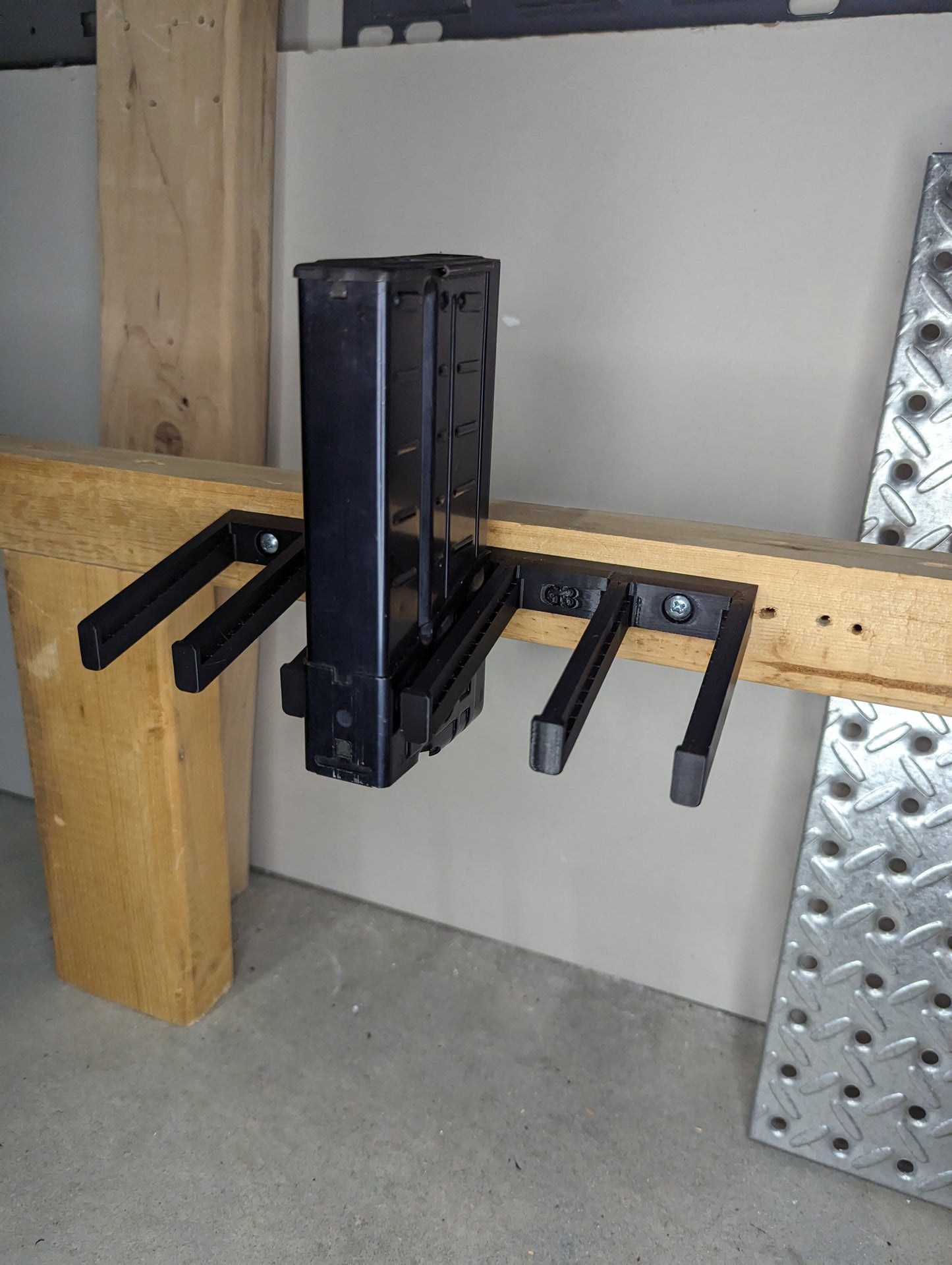 Mount for HK 91 / G3 Mags - Wall | Magazine Holder Storage Rack