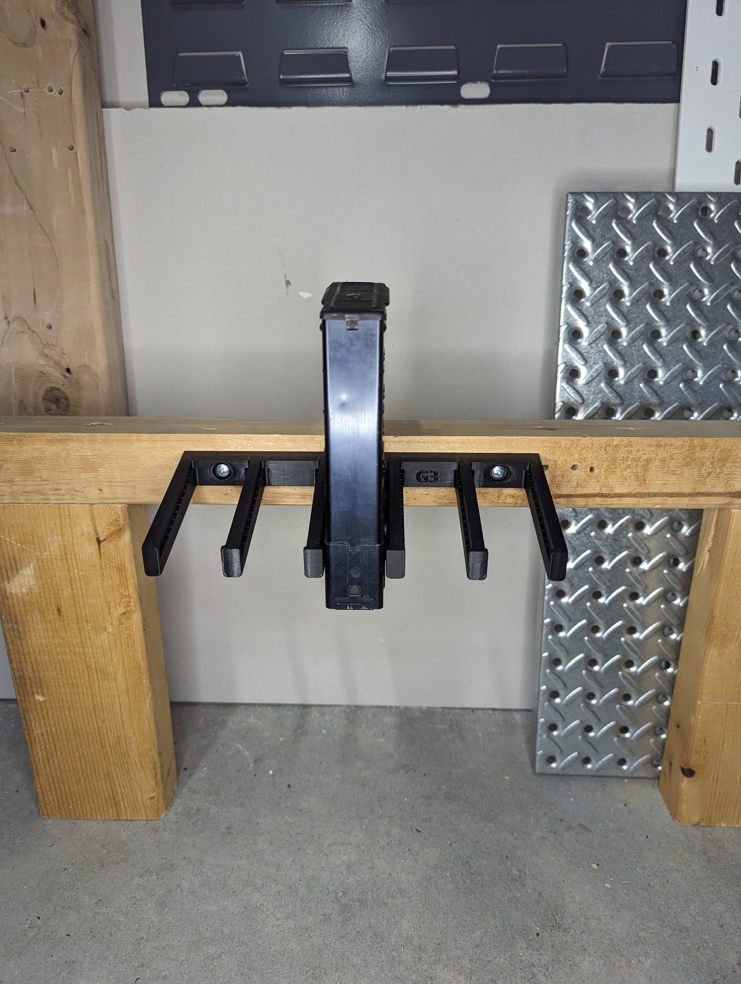 Mount for HK 91 / G3 Mags - Wall | Magazine Holder Storage Rack