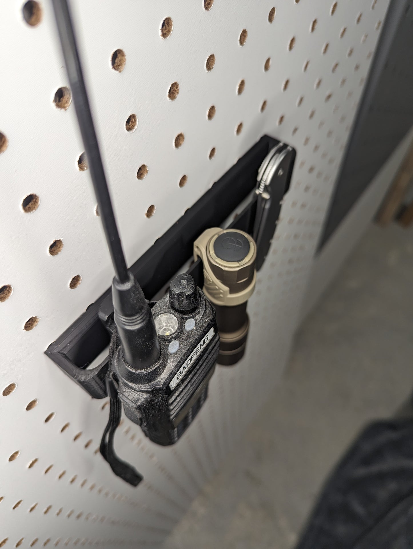 Belt Clip Gear Mount - Pegboard / IKEA Skadis / Wall Control / Vaultek | Gear Holder Storage Rack