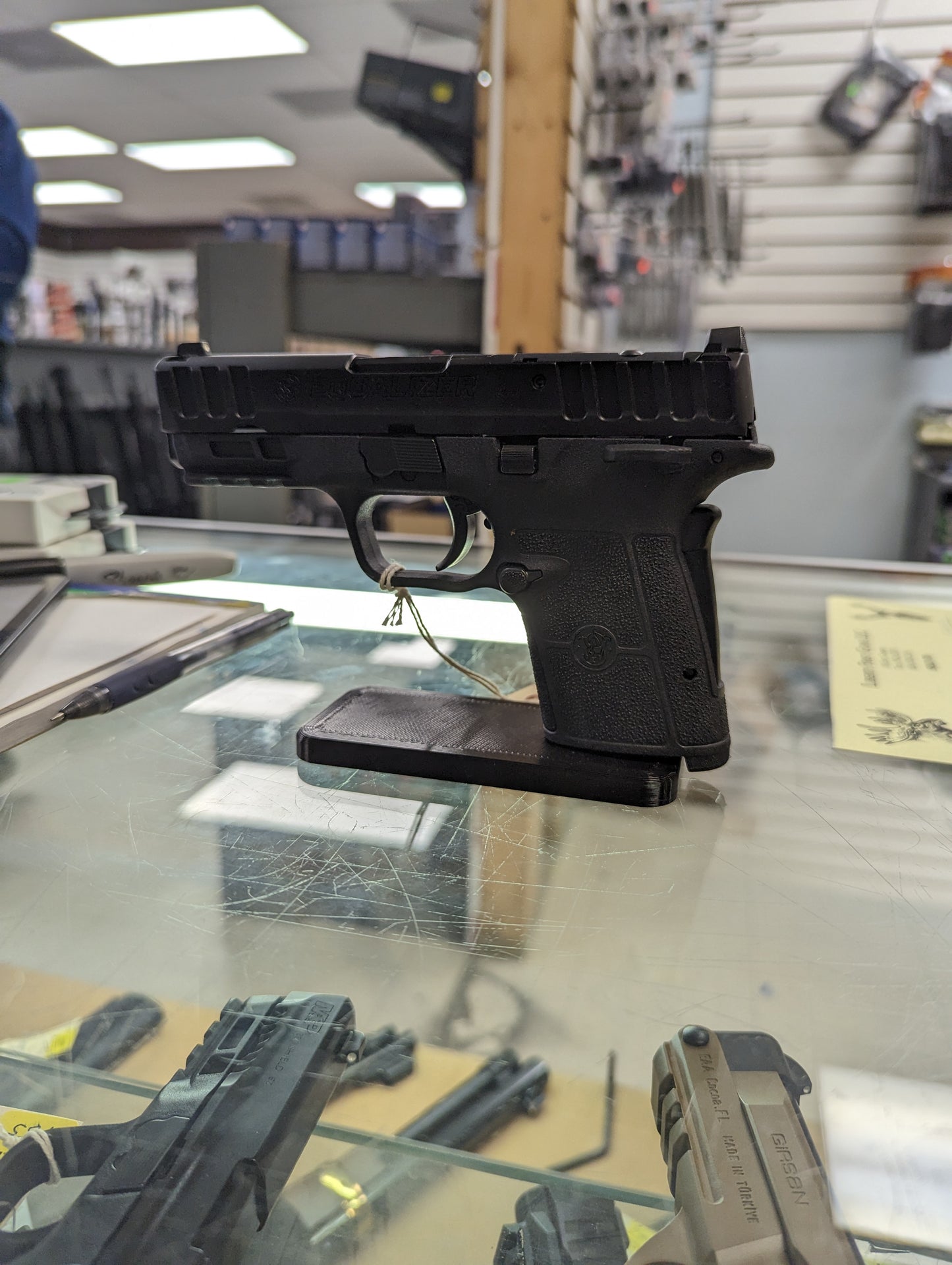 Display Stand for S&W Equalizer 9 | Handgun Holder Storage Rack