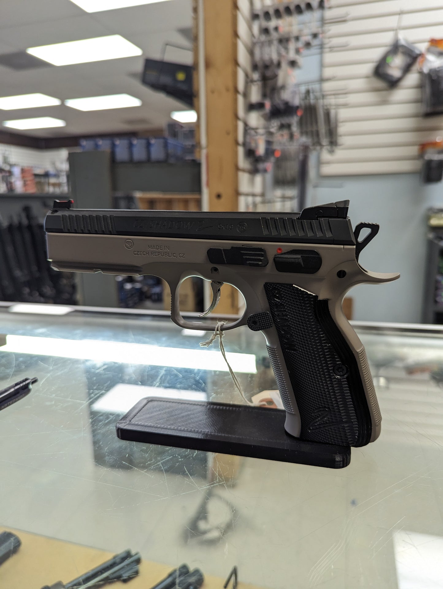 Display Stand for CZ 75/85/P01/P09/P10/PCR/SP01/Shadow/Kadet and Jericho | Handgun Holder Storage Rack